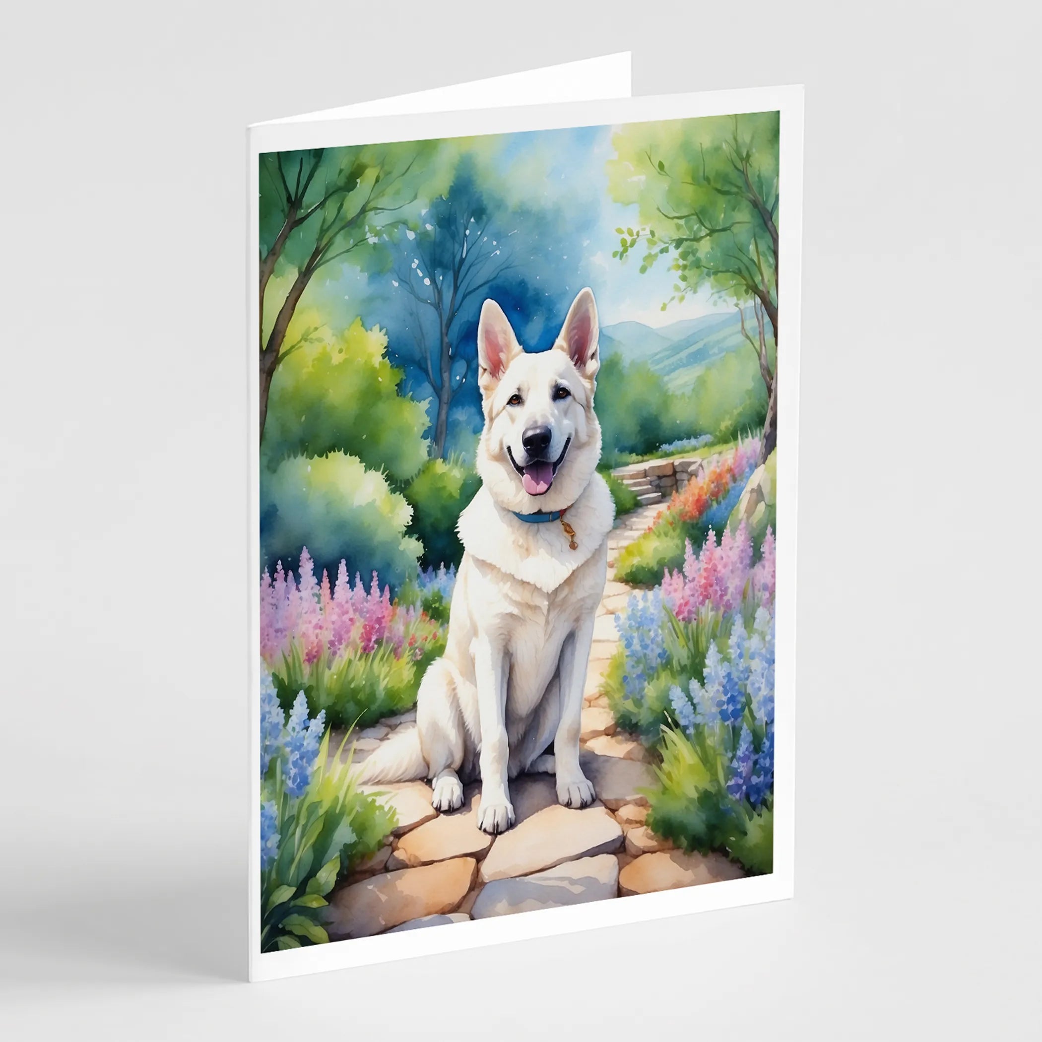 Spring Path Greeting Cards  - Size: 5X7 | Pack Of: 8 | Collection name: Spring path