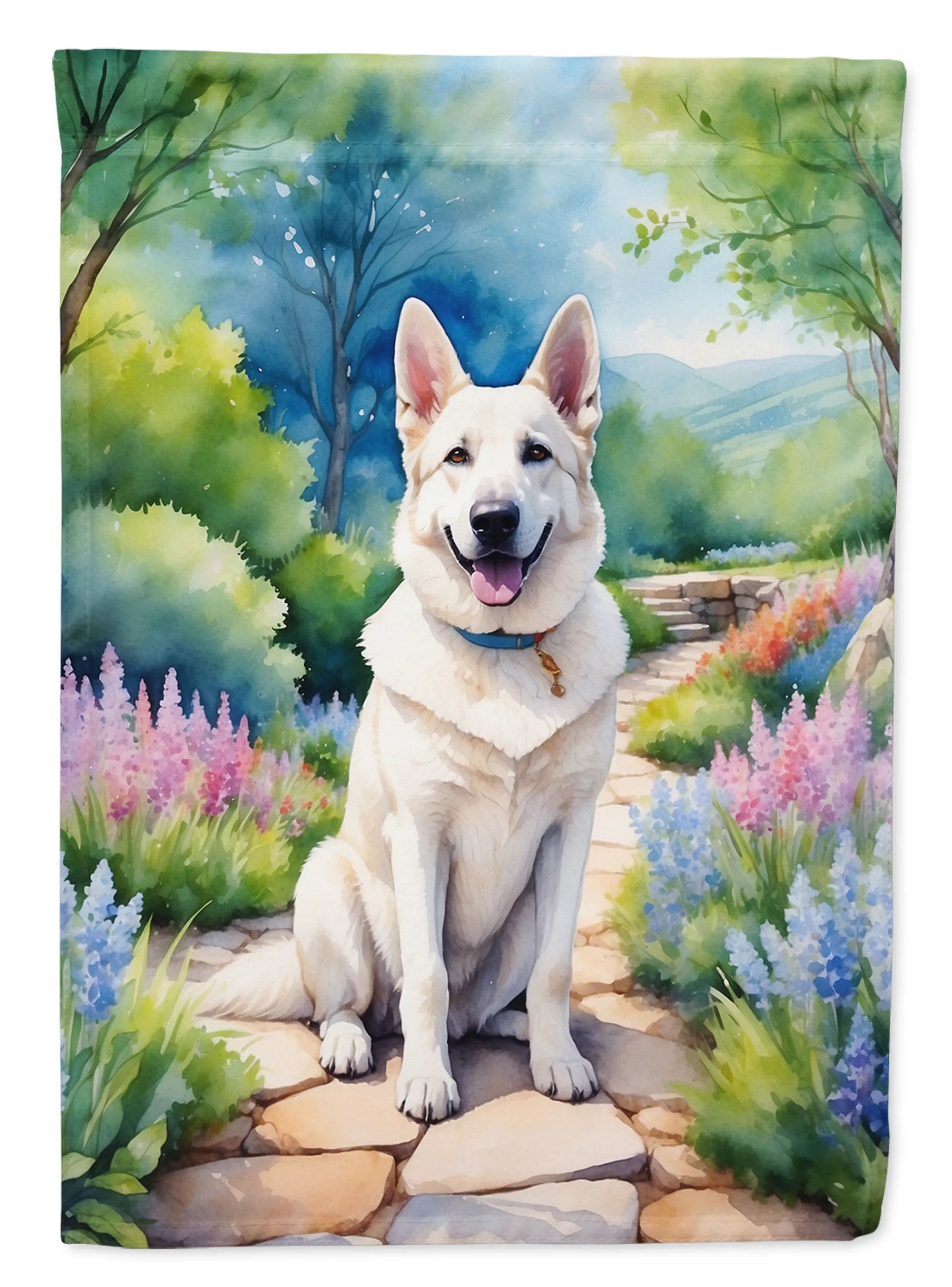 Spring Path Decorative Flag - Size: GARDEN SIZE | Pack Of: 1 | Collection name: Spring path