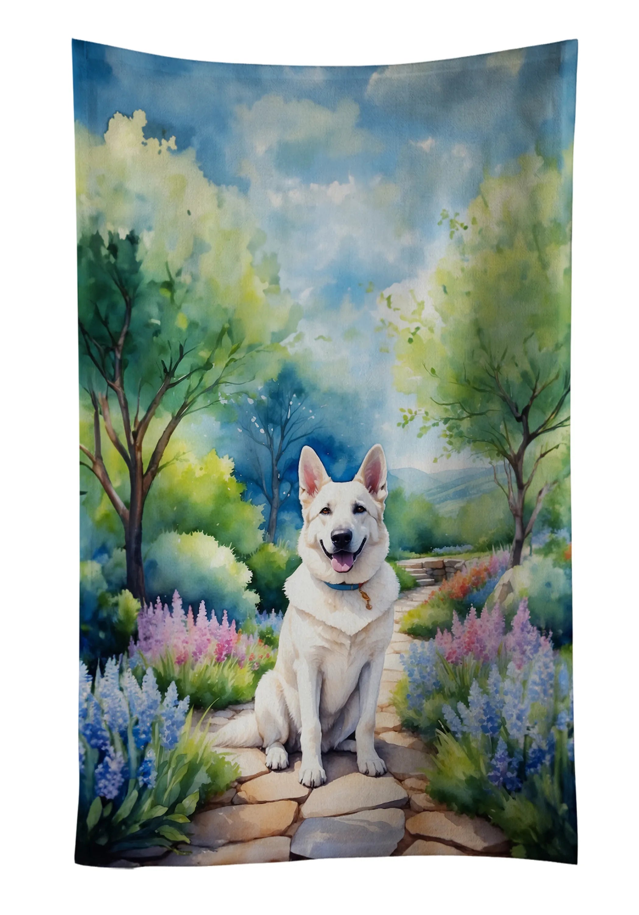 Spring Path Kitchen Towel - Size: 25HX15W | Pack Of: 1 | Collection name: Spring path