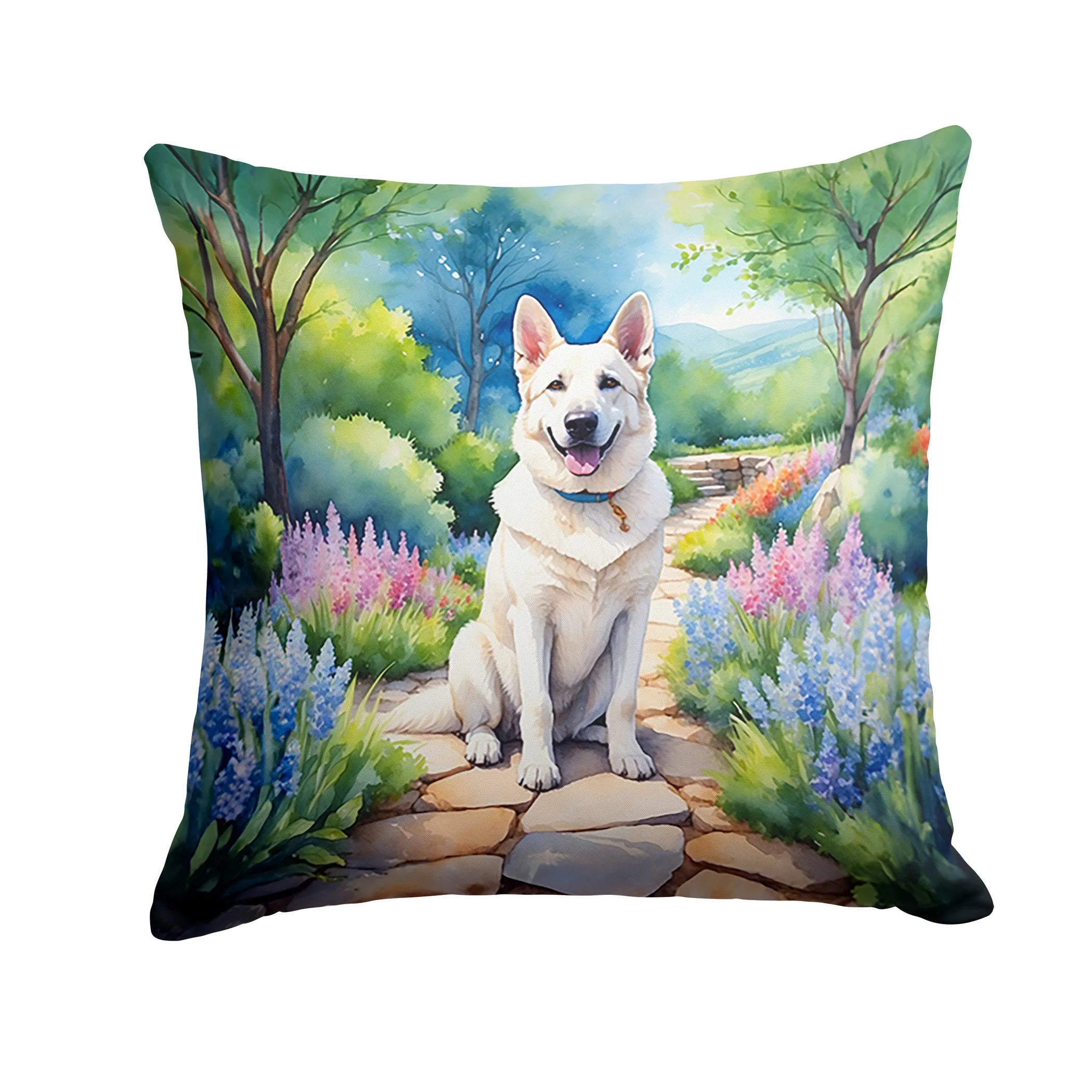 Spring Path Throw Pillow - Size: 14HX14W | Pack Of: 1 | Collection name: Spring path