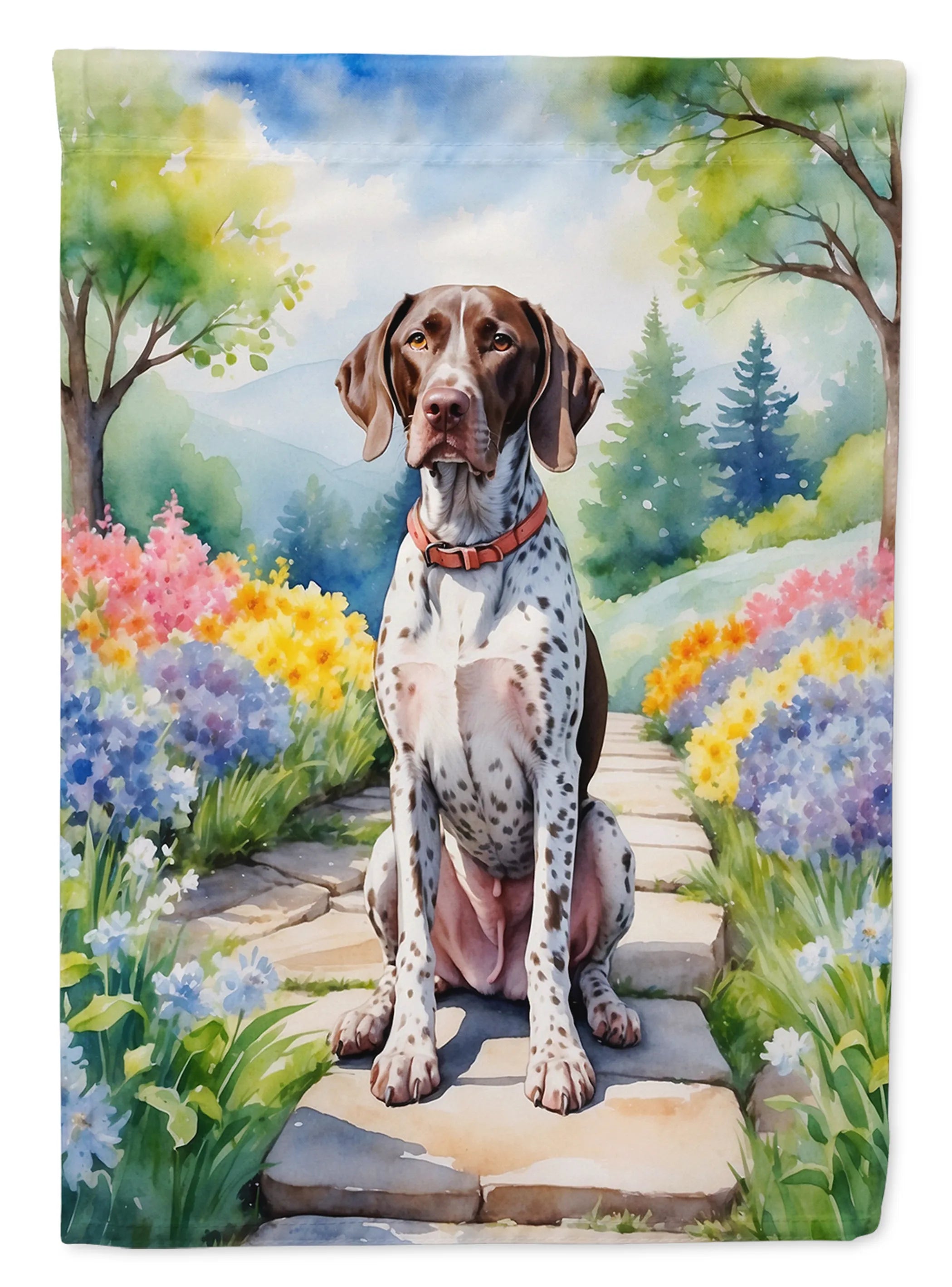 Spring Path Decorative Flag - Size: GARDEN SIZE | Pack Of: 1 | Collection name: Spring path