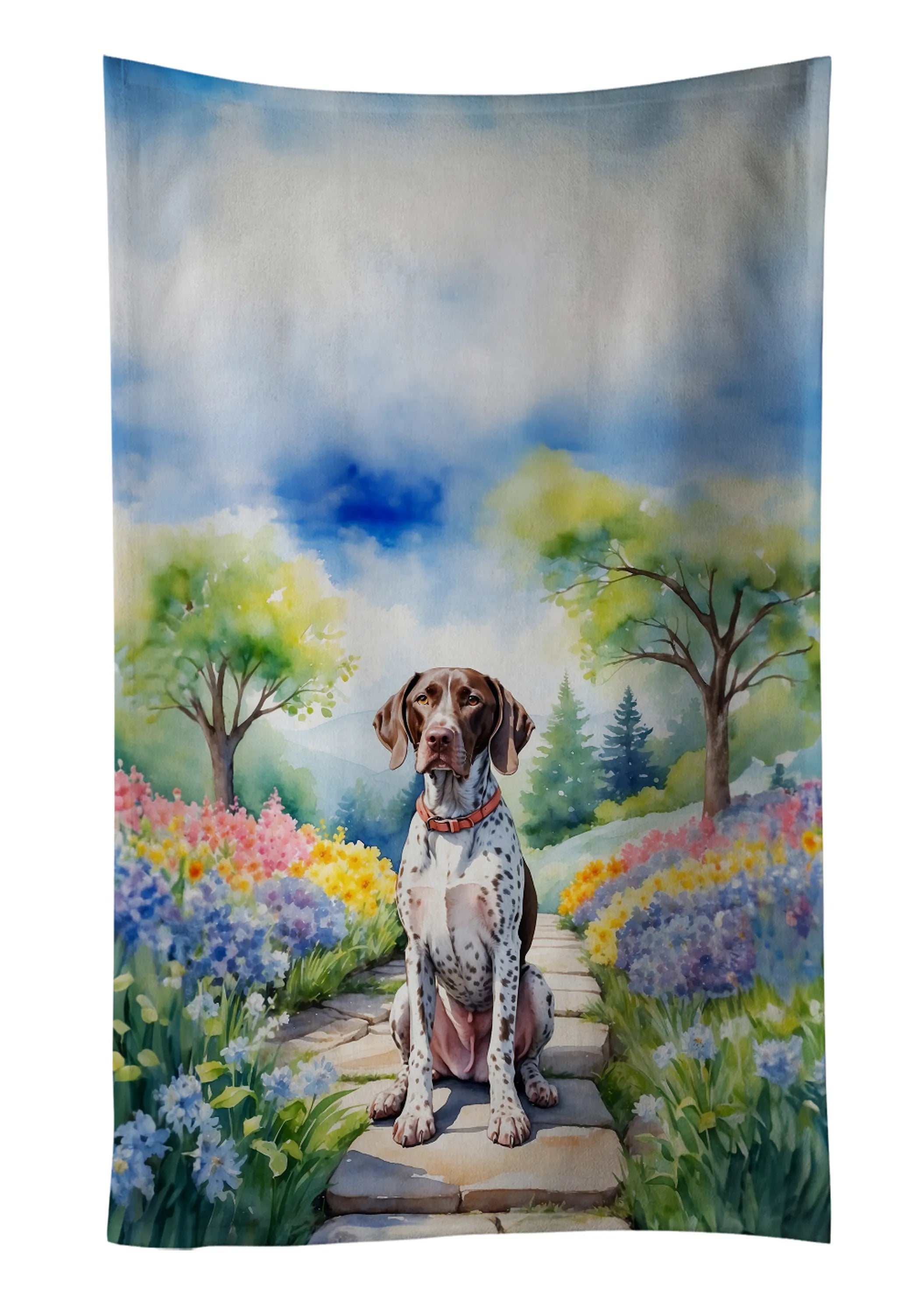 Spring Path Kitchen Towel - Size: 25HX15W | Pack Of: 1 | Collection name: Spring path