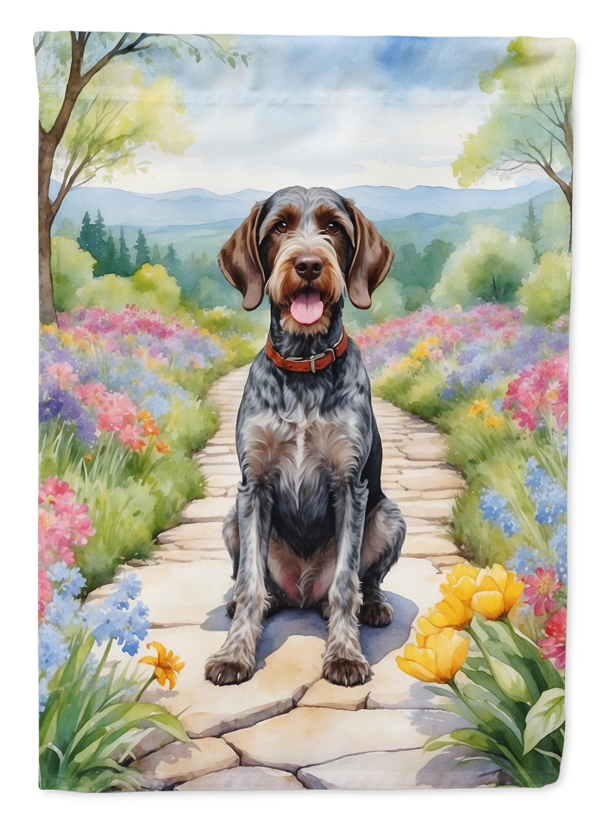 Spring Path Decorative Flag - Size: GARDEN SIZE | Pack Of: 1 | Collection name: Spring path
