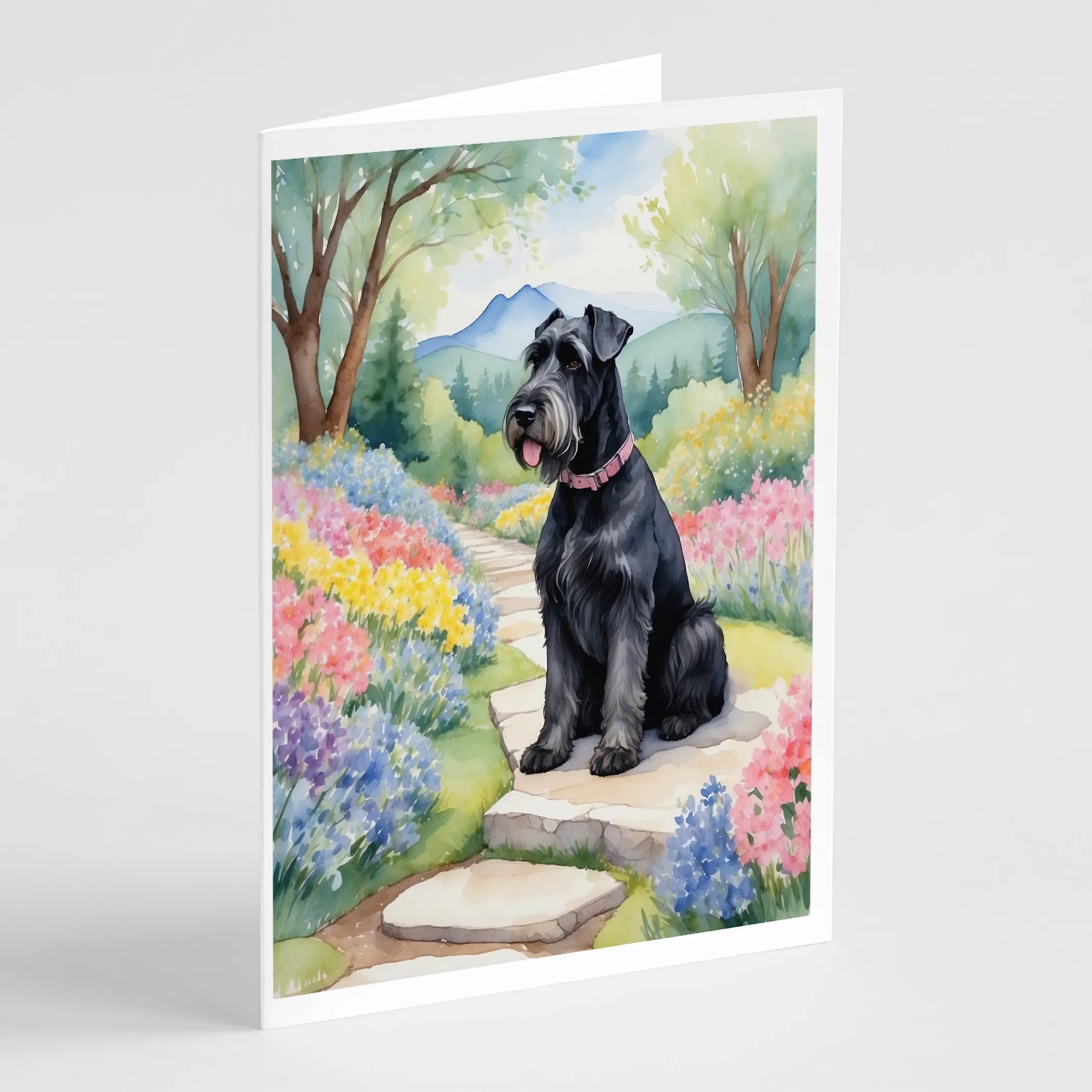 Spring Path Greeting Cards  - Size: 5X7 | Pack Of: 8 | Collection name: Spring path