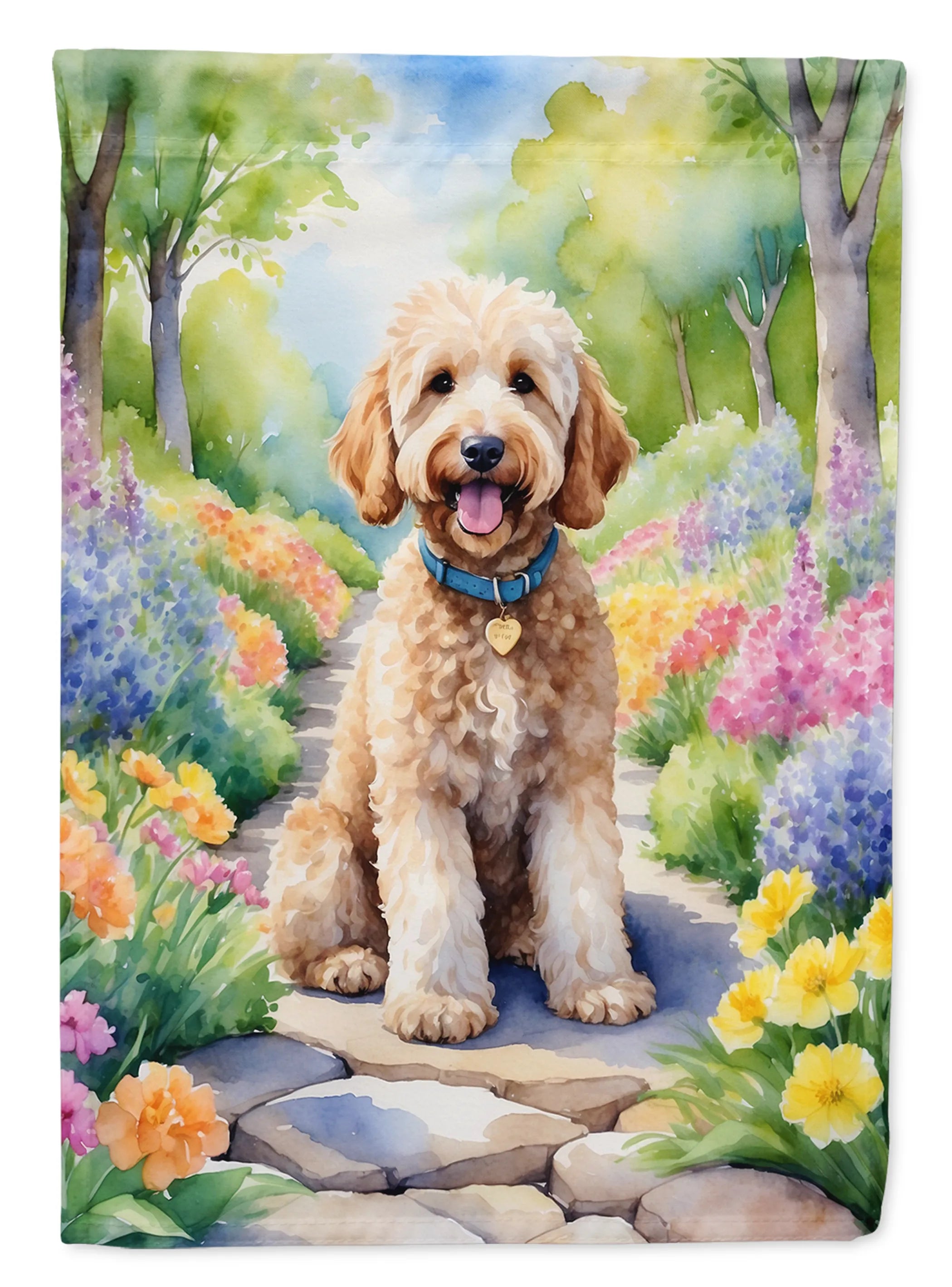 Spring Path Decorative Flag - Size: GARDEN SIZE | Pack Of: 1 | Collection name: Spring path