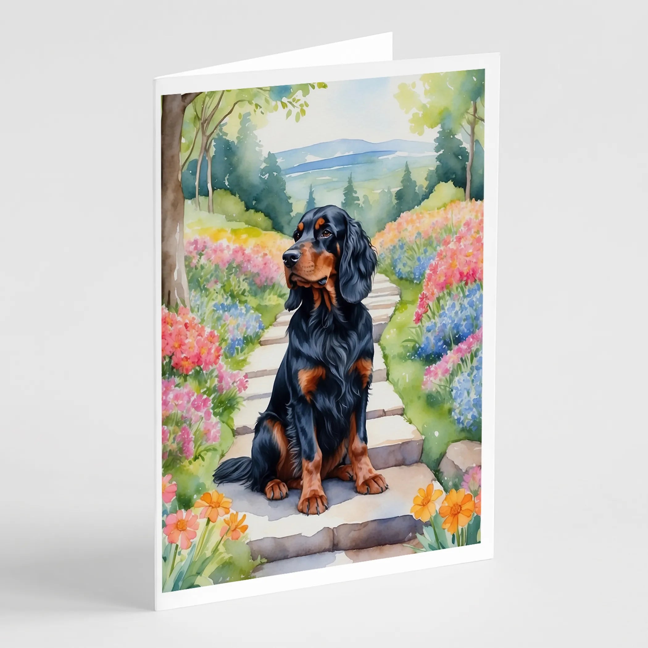 Spring Path Greeting Cards  - Size: 5X7 | Pack Of: 8 | Collection name: Spring path