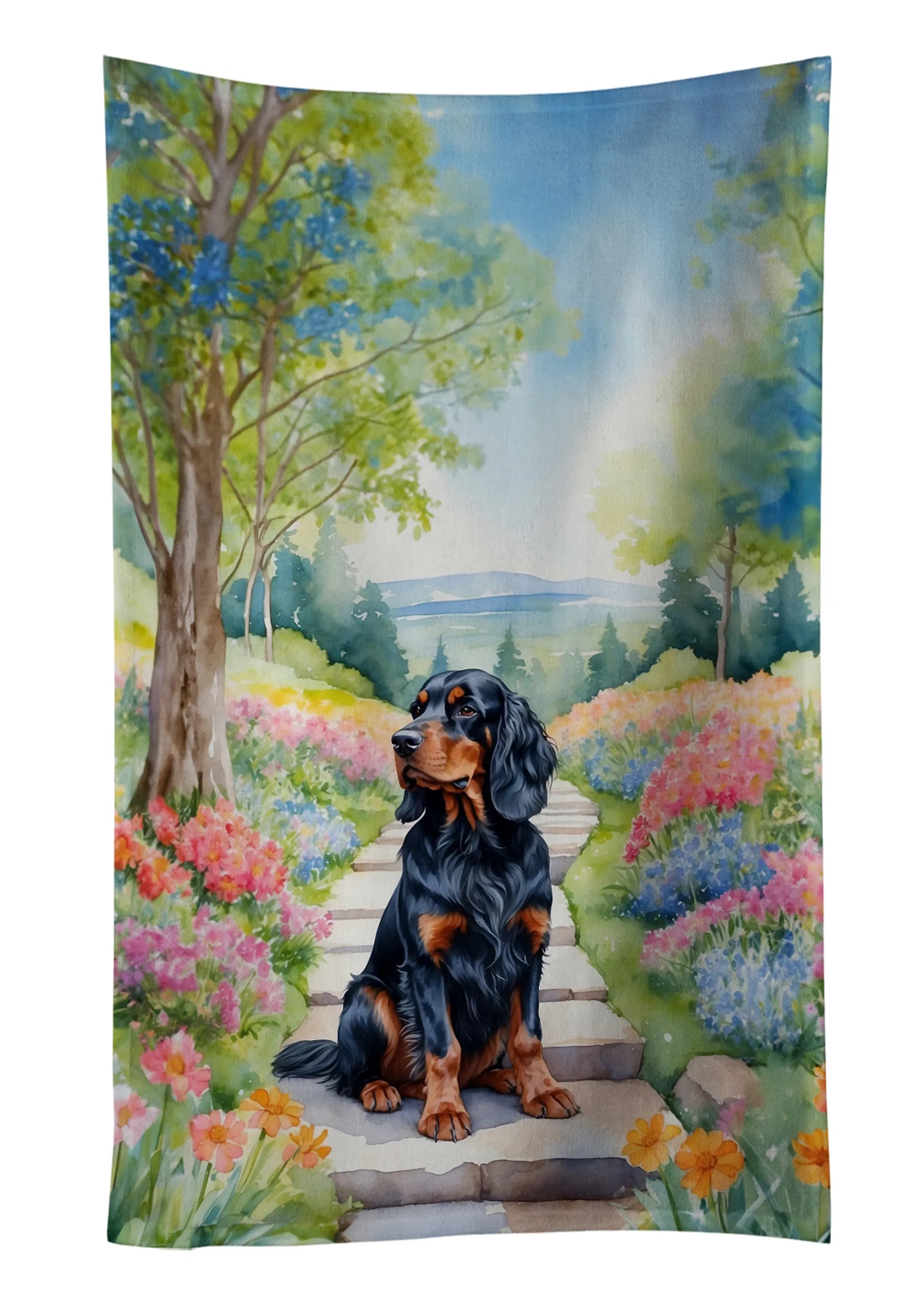 Spring Path Kitchen Towel - Size: 25HX15W | Pack Of: 1 | Collection name: Spring path