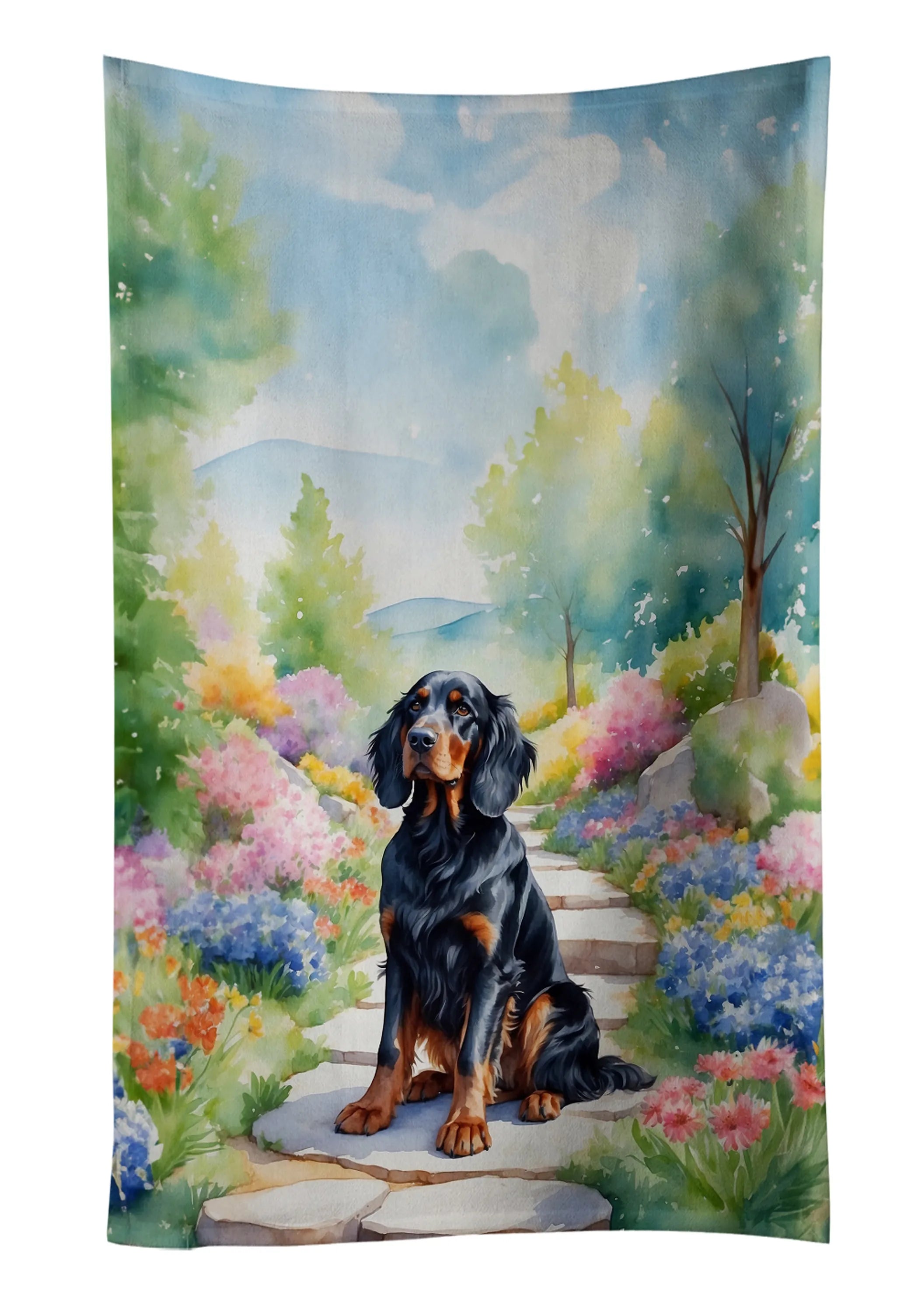 Spring Path Kitchen Towel - Size: 25HX15W | Pack Of: 1 | Collection name: Spring path