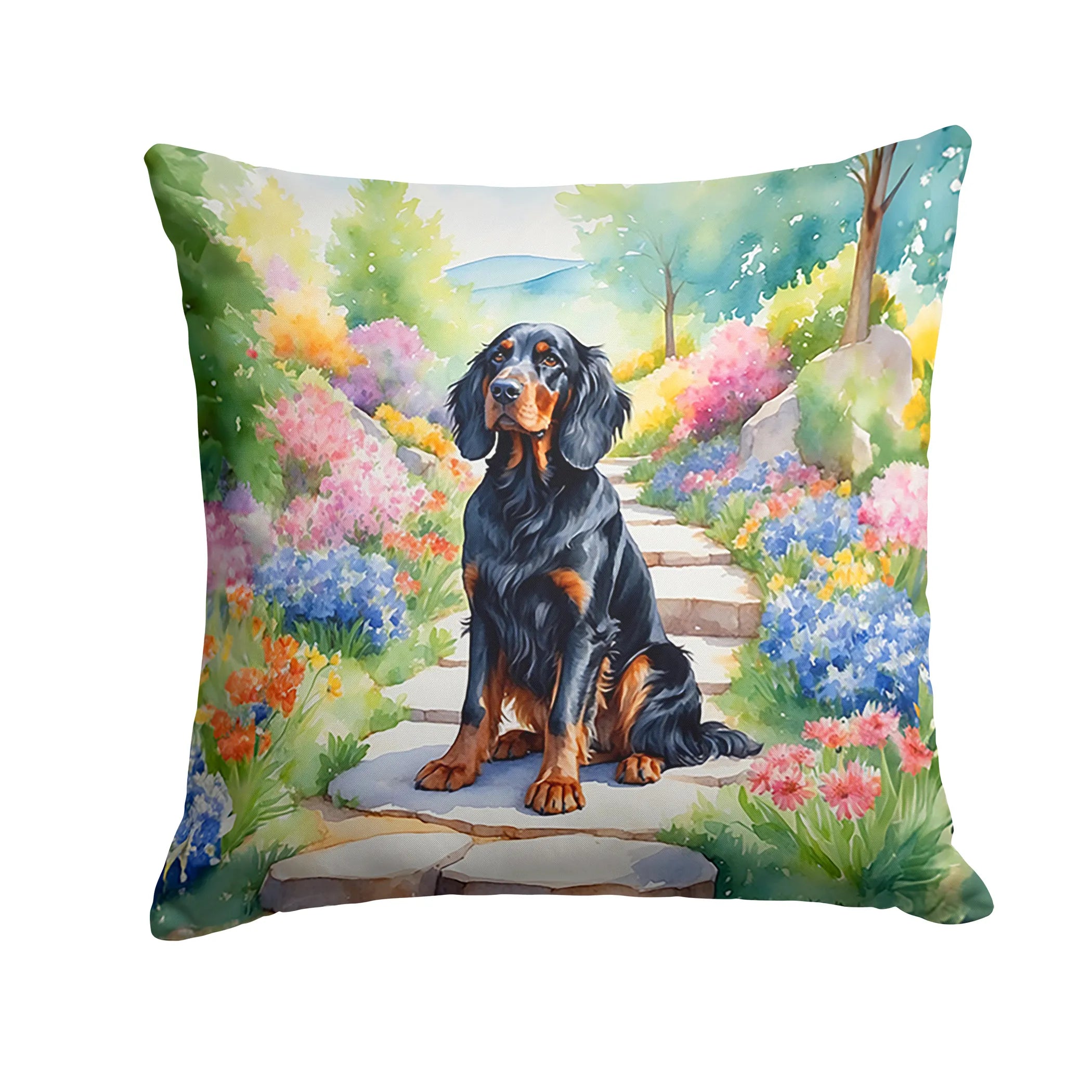 Spring Path Throw Pillow - Size: 14HX14W | Pack Of: 1 | Collection name: Spring path