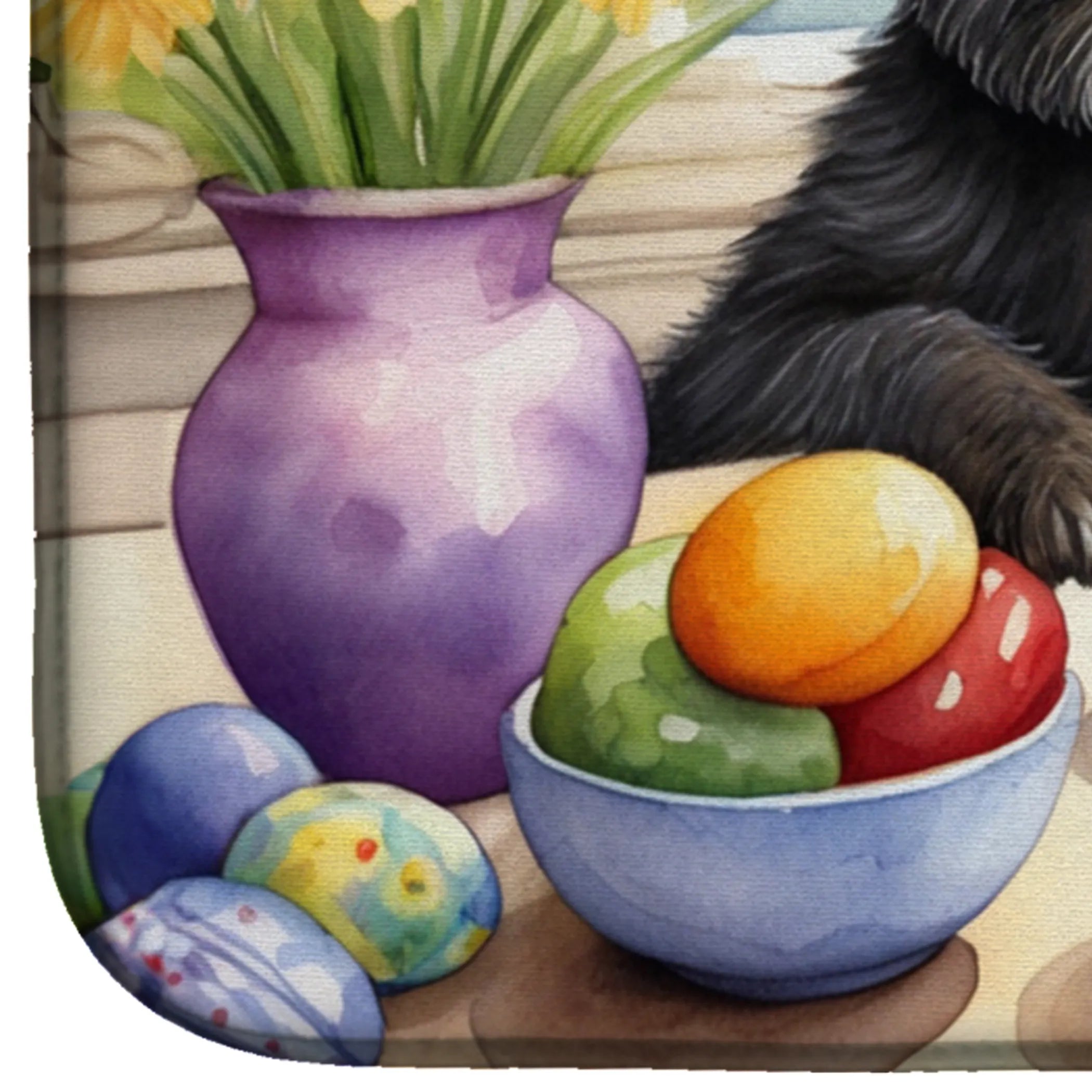 Decorating Easter Dish Drying Mat - Size: 14  X 21" | Pack Of: 1 | Collection name: Decorating easter