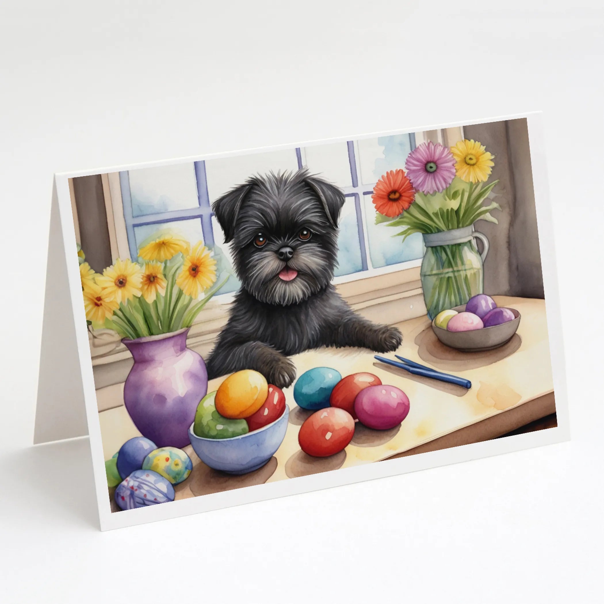 Decorating Easter Greeting Cards  - Size: 5X7 | Pack Of: 8 | Collection name: Decorating easter
