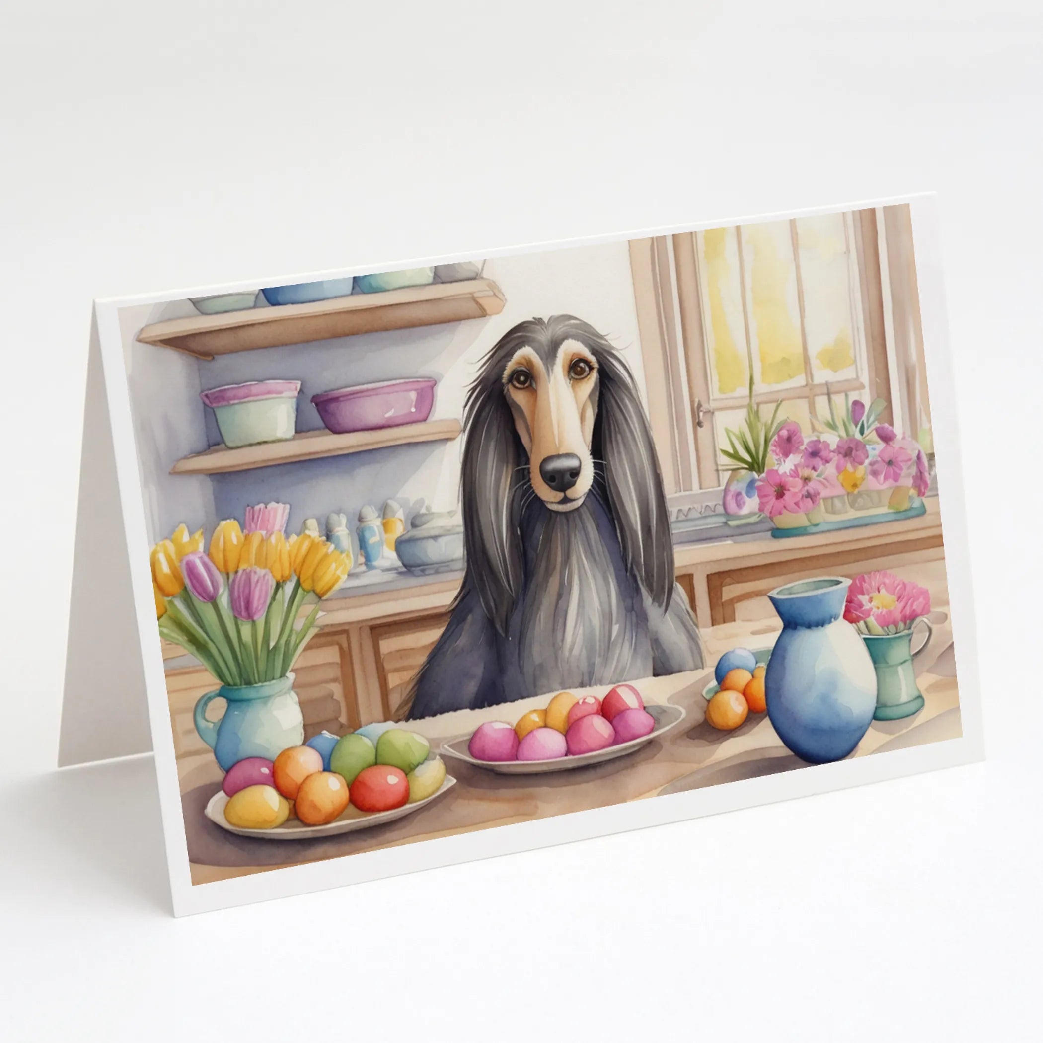 Decorating Easter Greeting Cards  - Size: 5X7 | Pack Of: 8 | Collection name: Decorating easter
