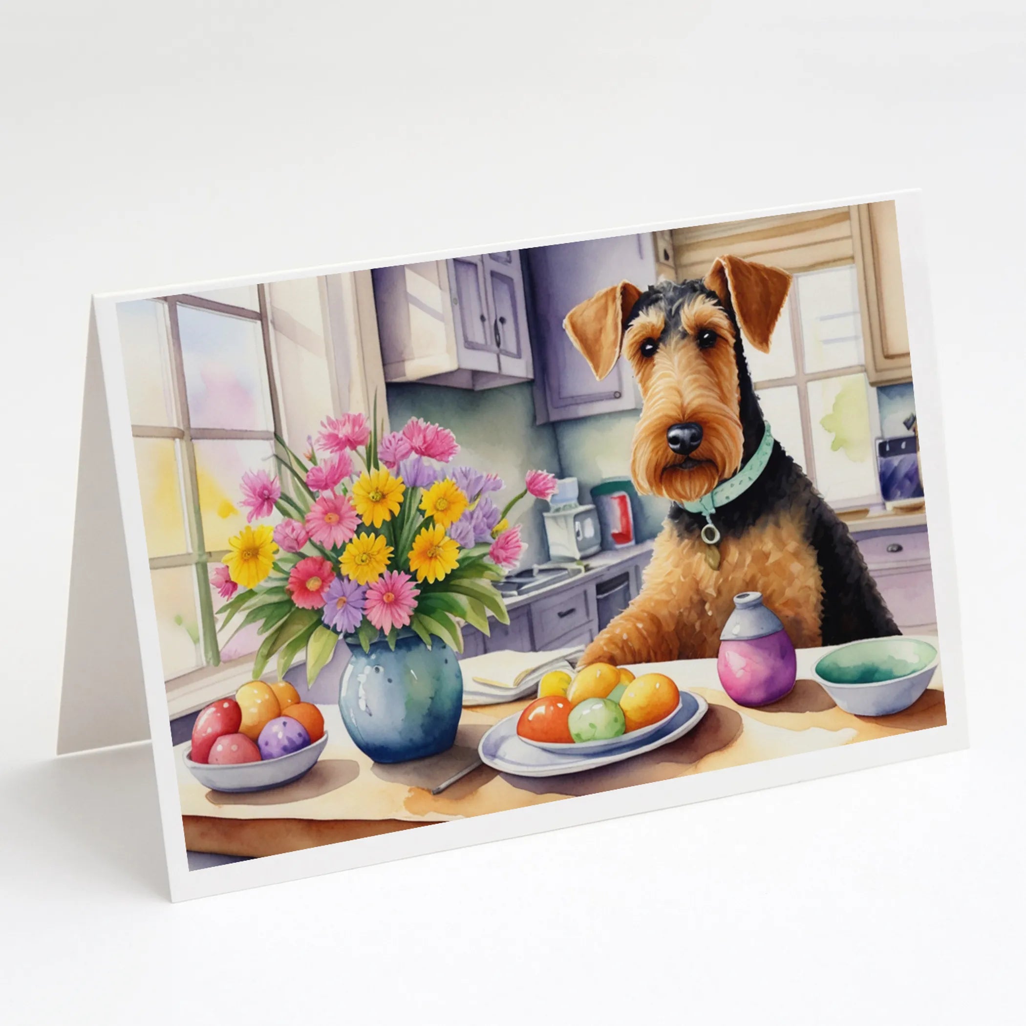 Decorating Easter Greeting Cards  - Size: 5X7 | Pack Of: 8 | Collection name: Decorating easter