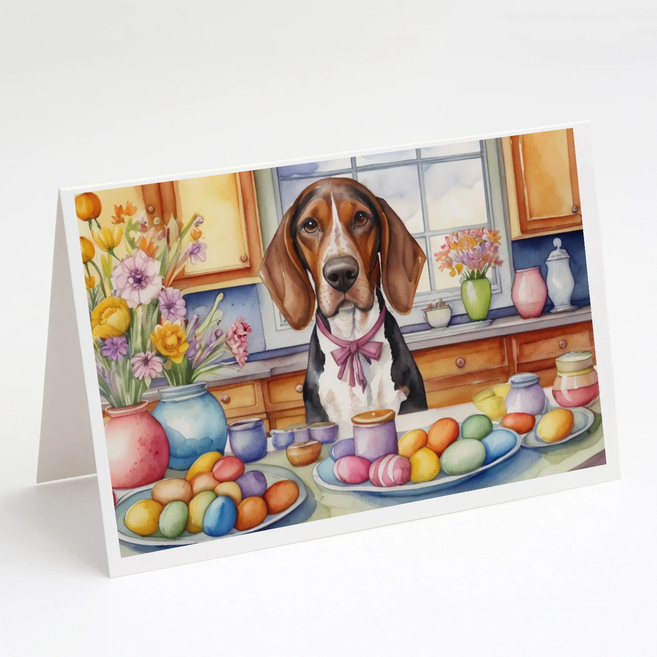 Decorating Easter Greeting Cards  - Size: 5X7 | Pack Of: 8 | Collection name: Decorating easter