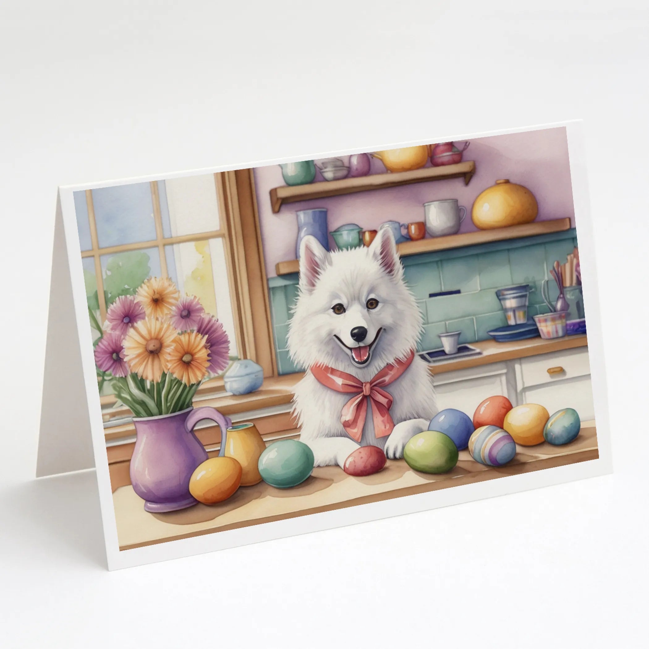 Decorating Easter Greeting Cards  - Size: 5X7 | Pack Of: 8 | Collection name: Decorating easter