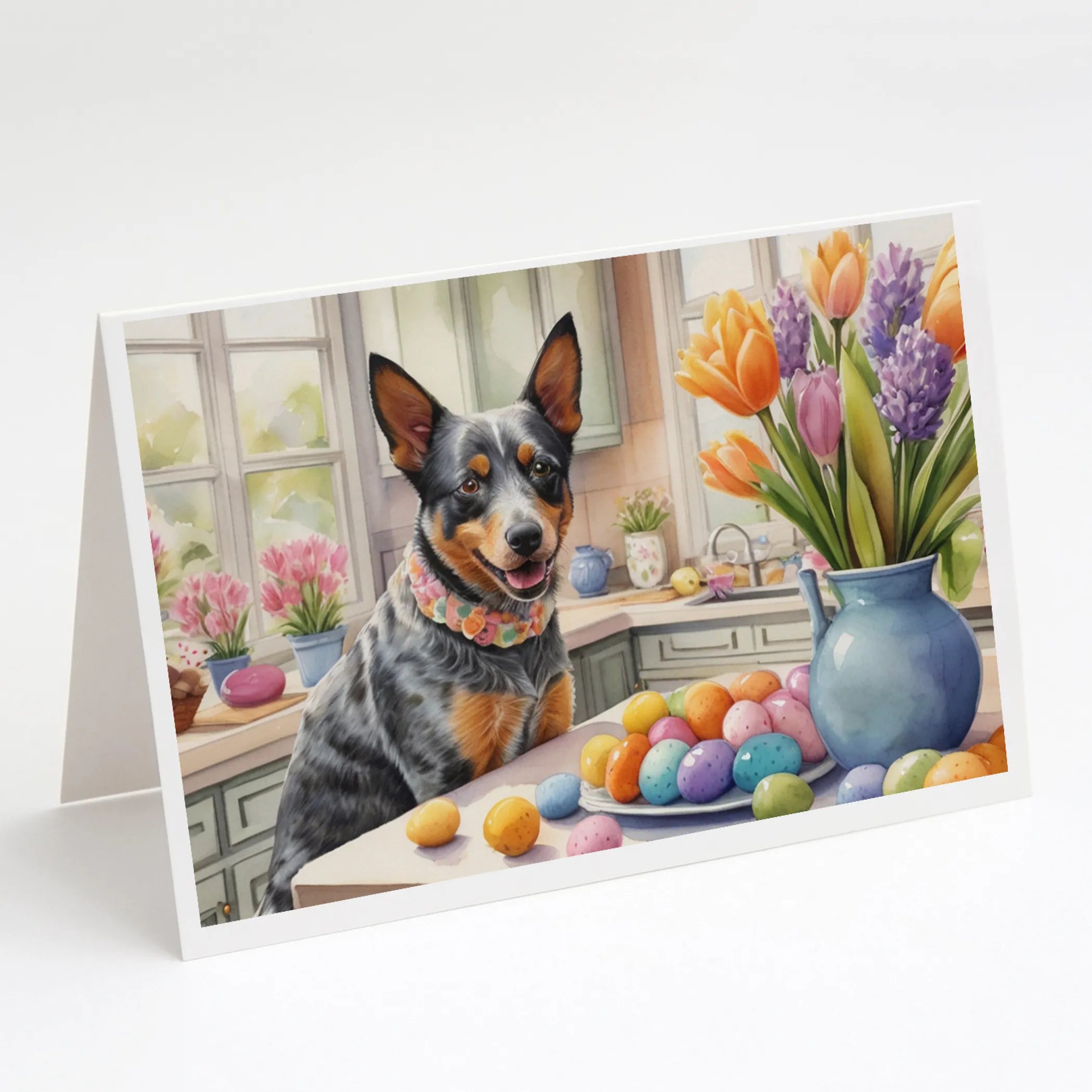 Decorating Easter Greeting Cards  - Size: 5X7 | Pack Of: 8 | Collection name: Decorating easter