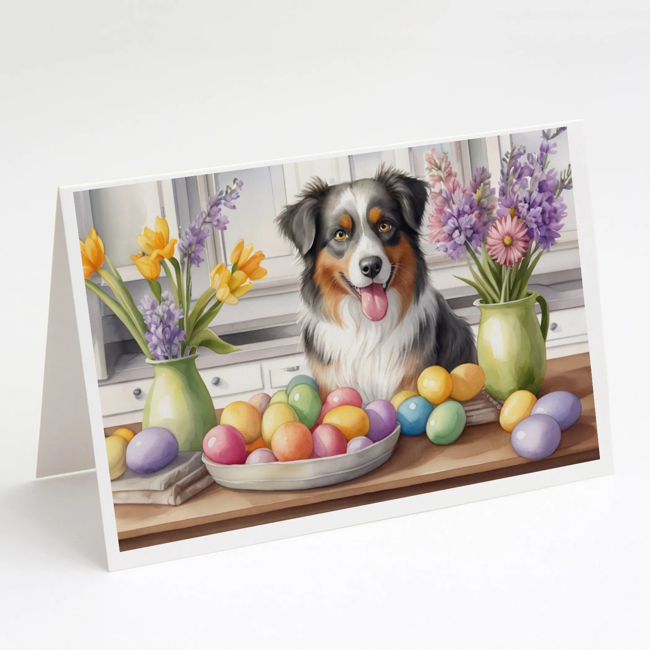 Decorating Easter Greeting Cards  - Size: 5X7 | Pack Of: 8 | Collection name: Decorating easter