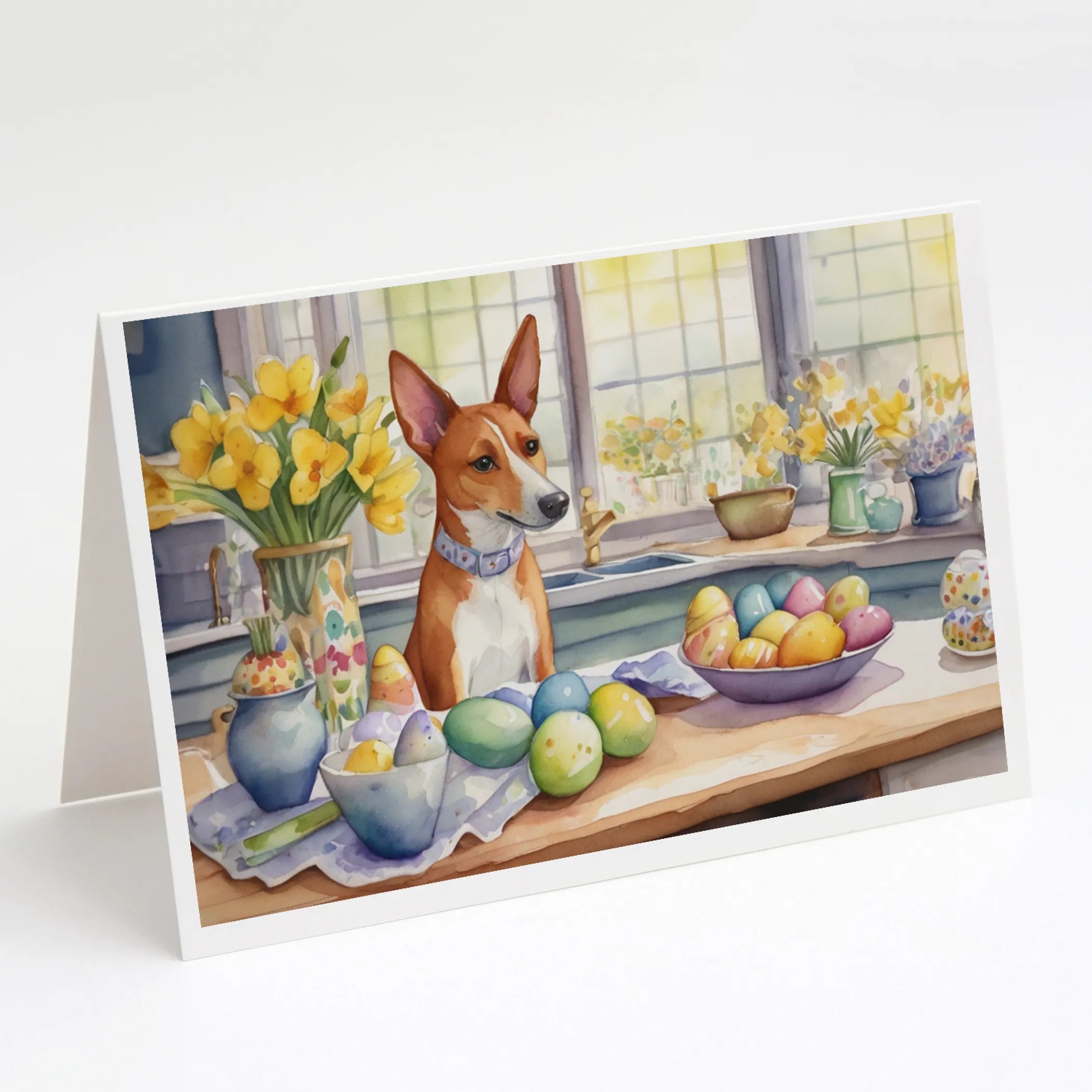 Decorating Easter Greeting Cards  - Size: 5X7 | Pack Of: 8 | Collection name: Decorating easter