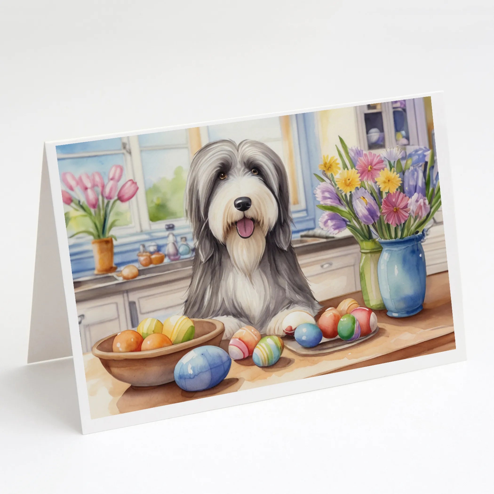 Decorating Easter Greeting Cards  - Size: 5X7 | Pack Of: 8 | Collection name: Decorating easter