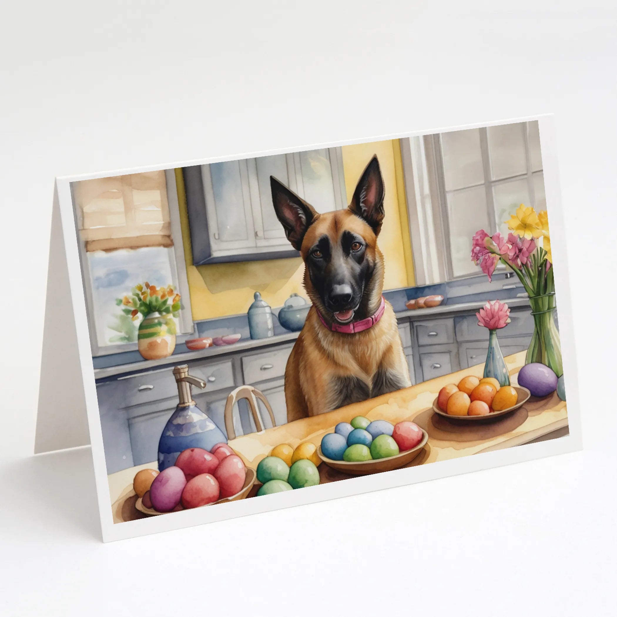 Decorating Easter Greeting Cards  - Size: 5X7 | Pack Of: 8 | Collection name: Decorating easter