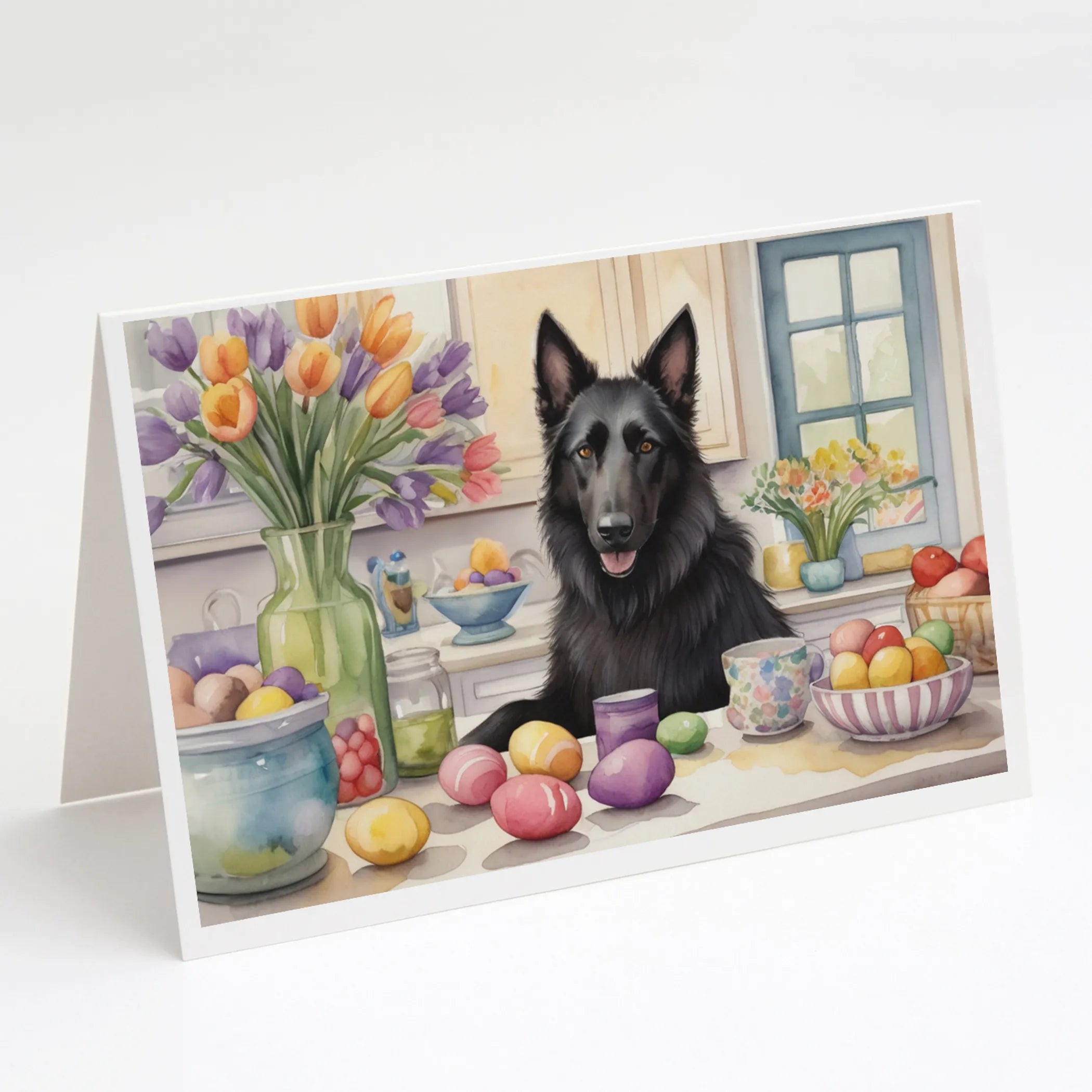 Decorating Easter Greeting Cards  - Size: 5X7 | Pack Of: 8 | Collection name: Decorating easter