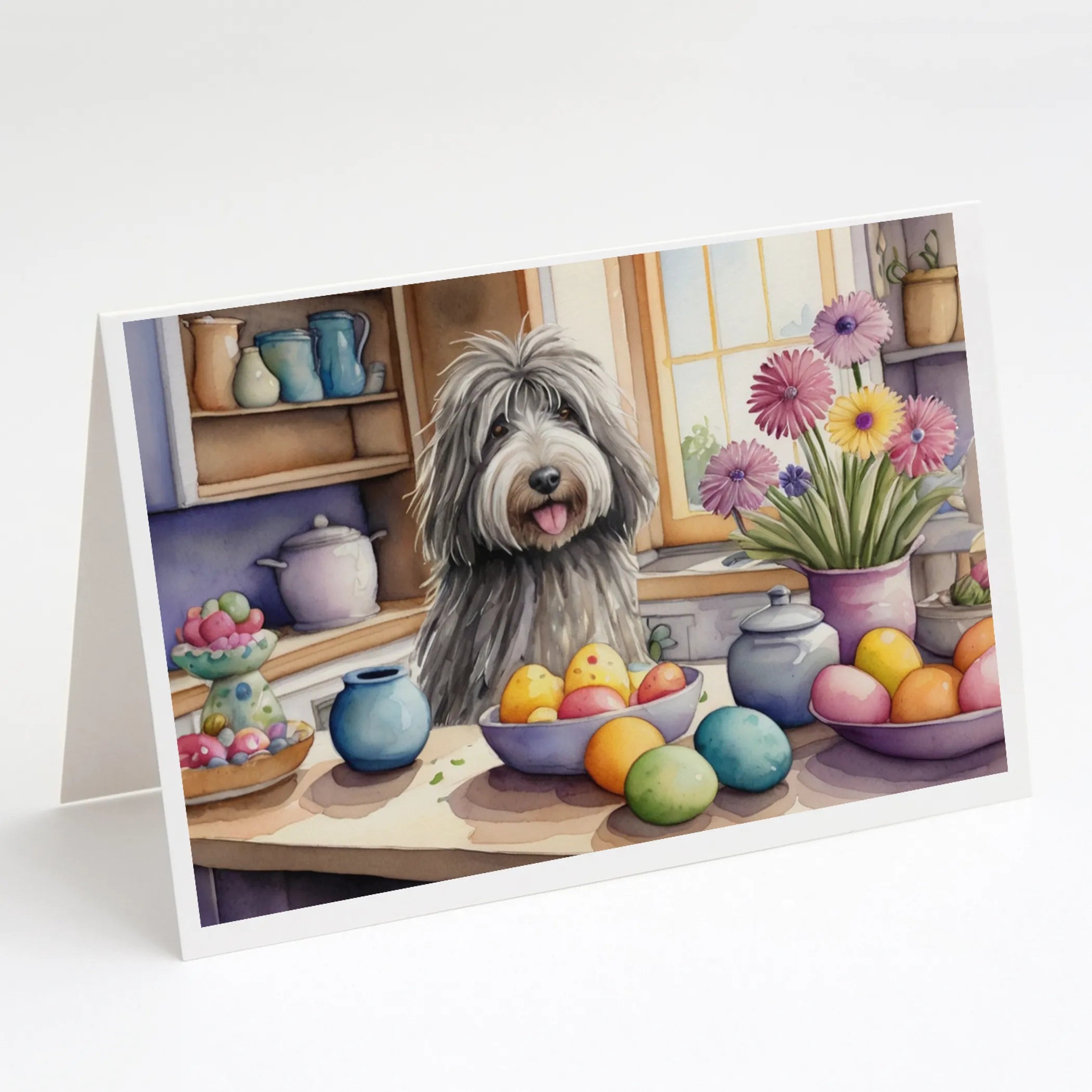 Decorating Easter Greeting Cards  - Size: 5X7 | Pack Of: 8 | Collection name: Decorating easter