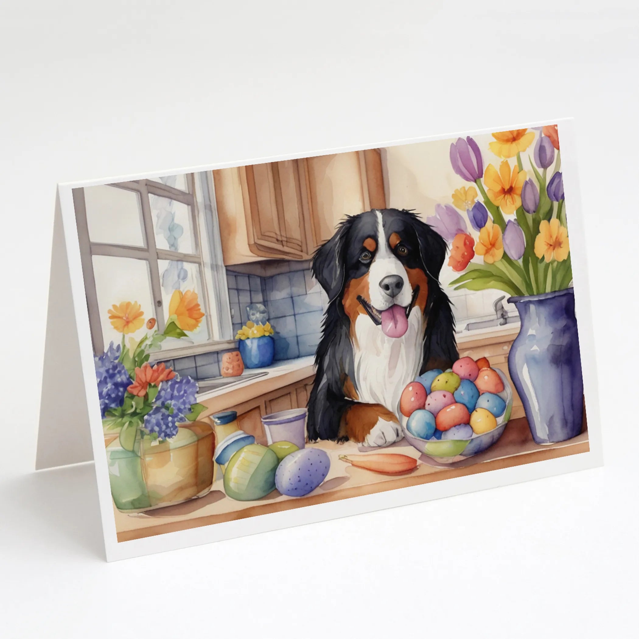 Decorating Easter Greeting Cards  - Size: 5X7 | Pack Of: 8 | Collection name: Decorating easter