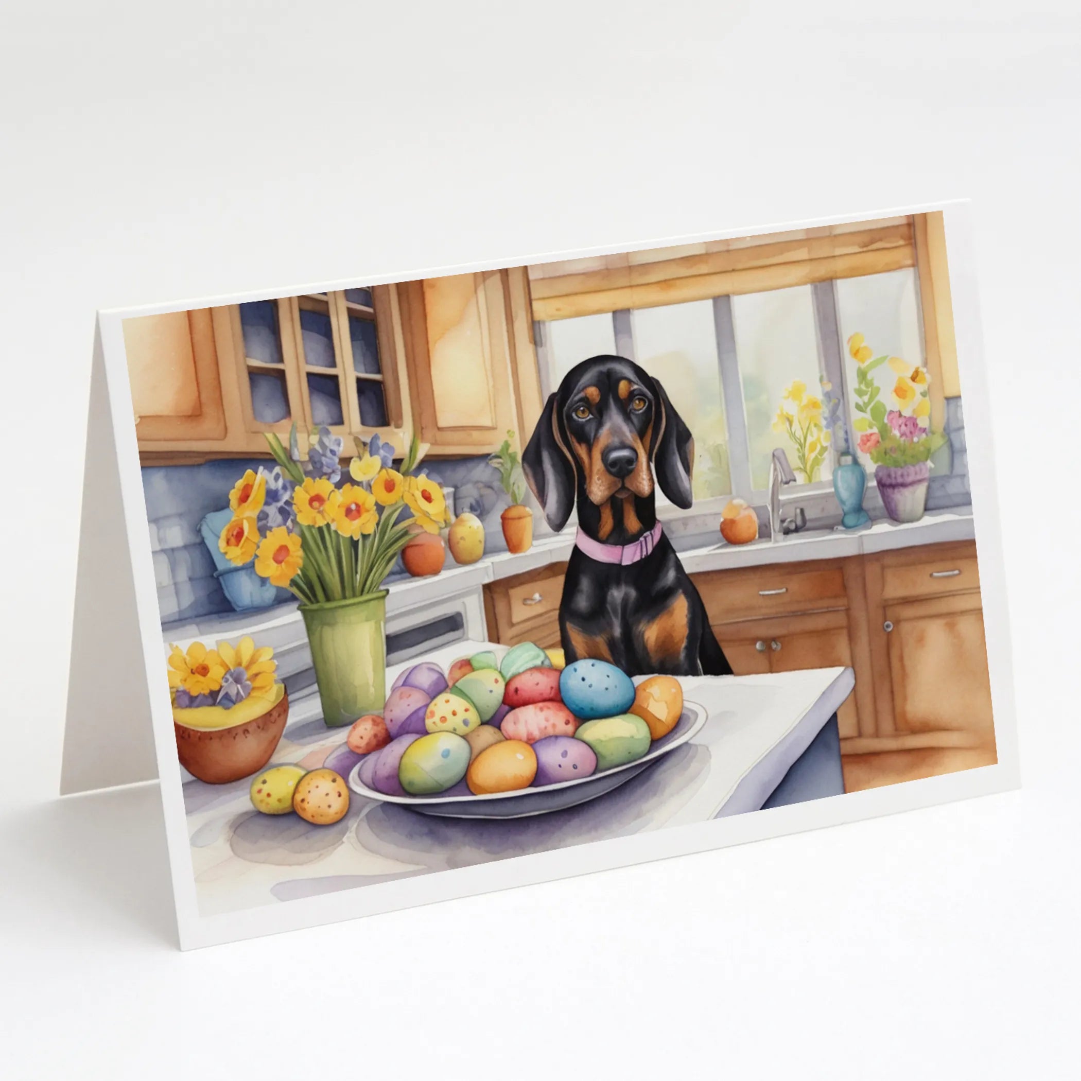 Decorating Easter Greeting Cards  - Size: 5X7 | Pack Of: 8 | Collection name: Decorating easter