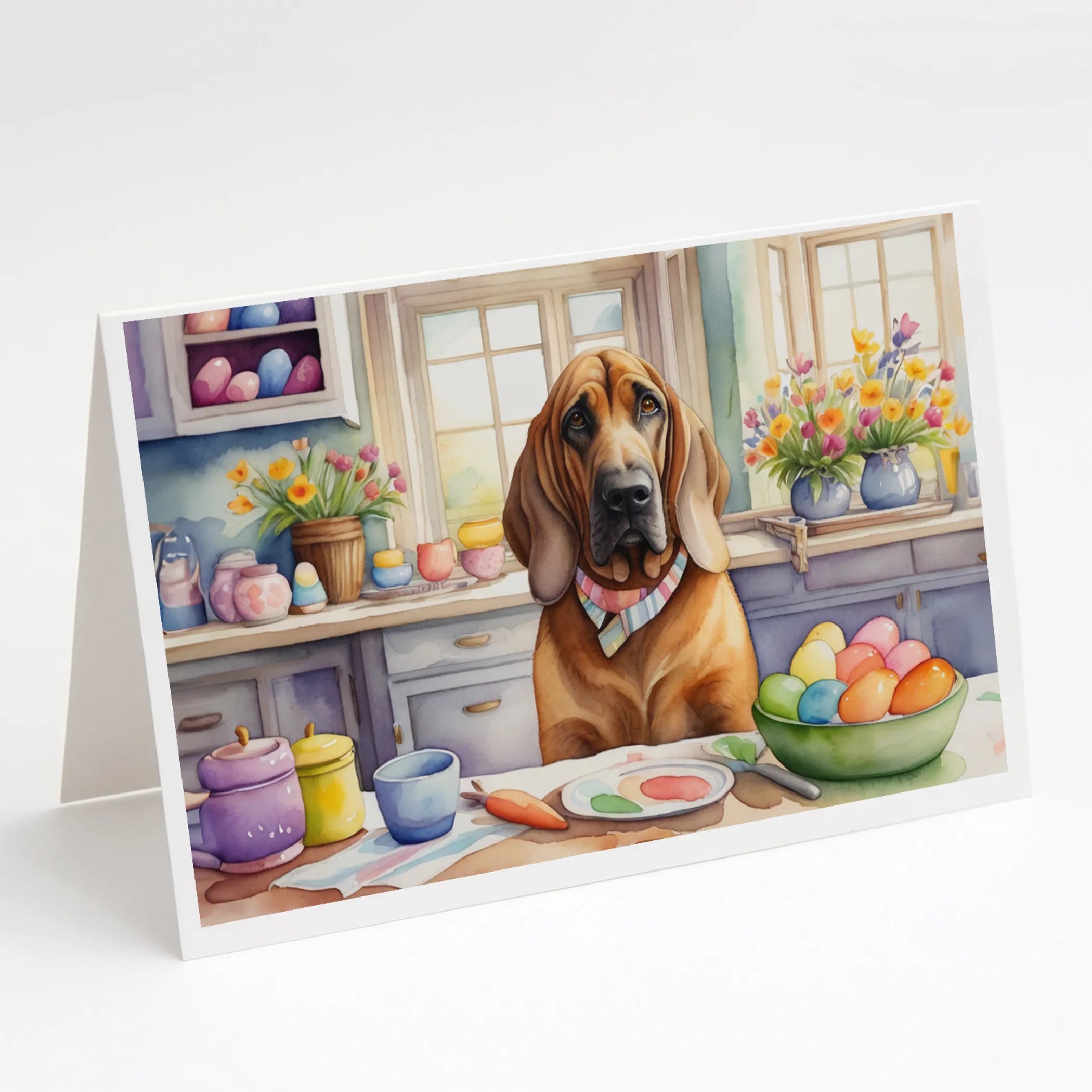 Decorating Easter Greeting Cards  - Size: 5X7 | Pack Of: 8 | Collection name: Decorating easter
