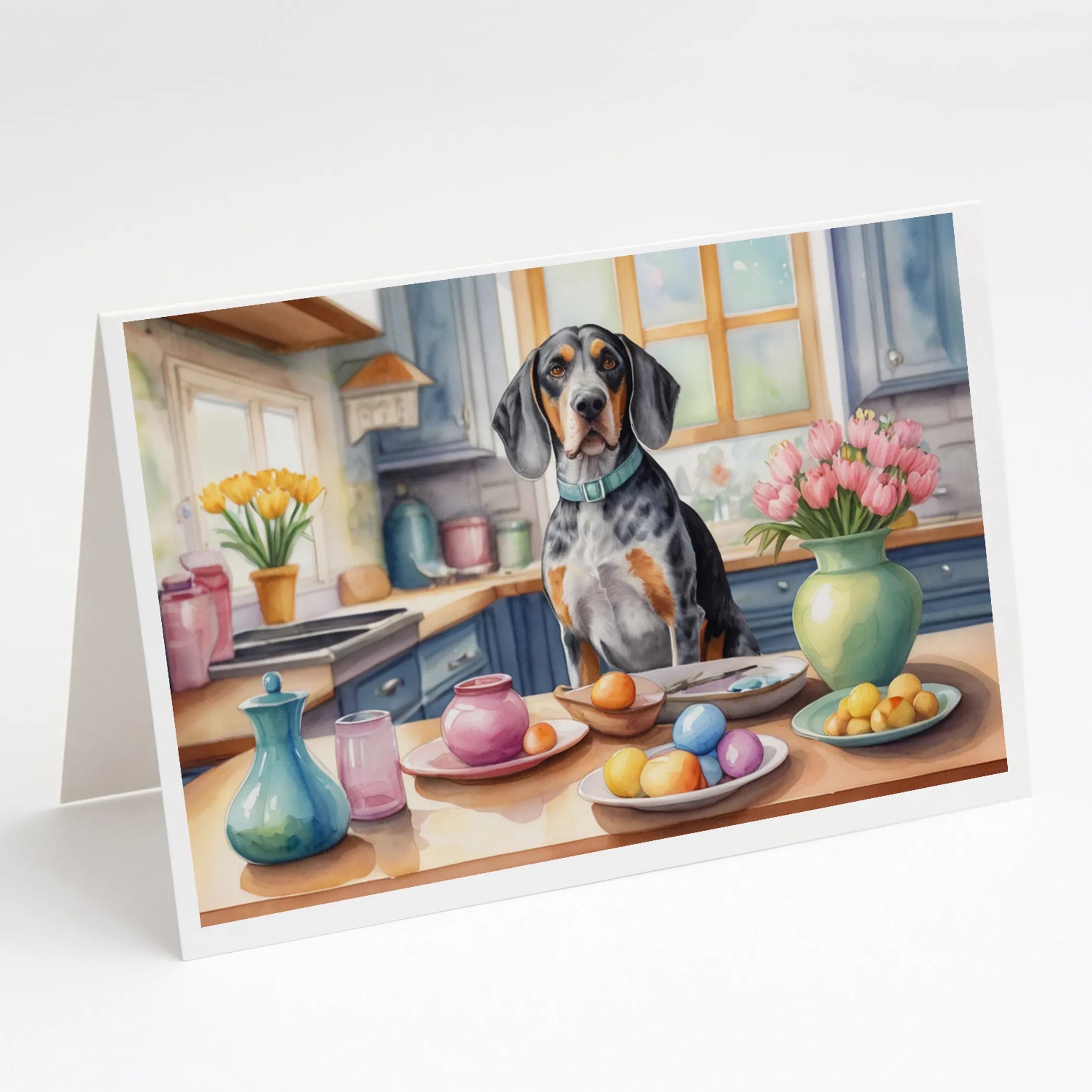 Decorating Easter Greeting Cards  - Size: 5X7 | Pack Of: 8 | Collection name: Decorating easter