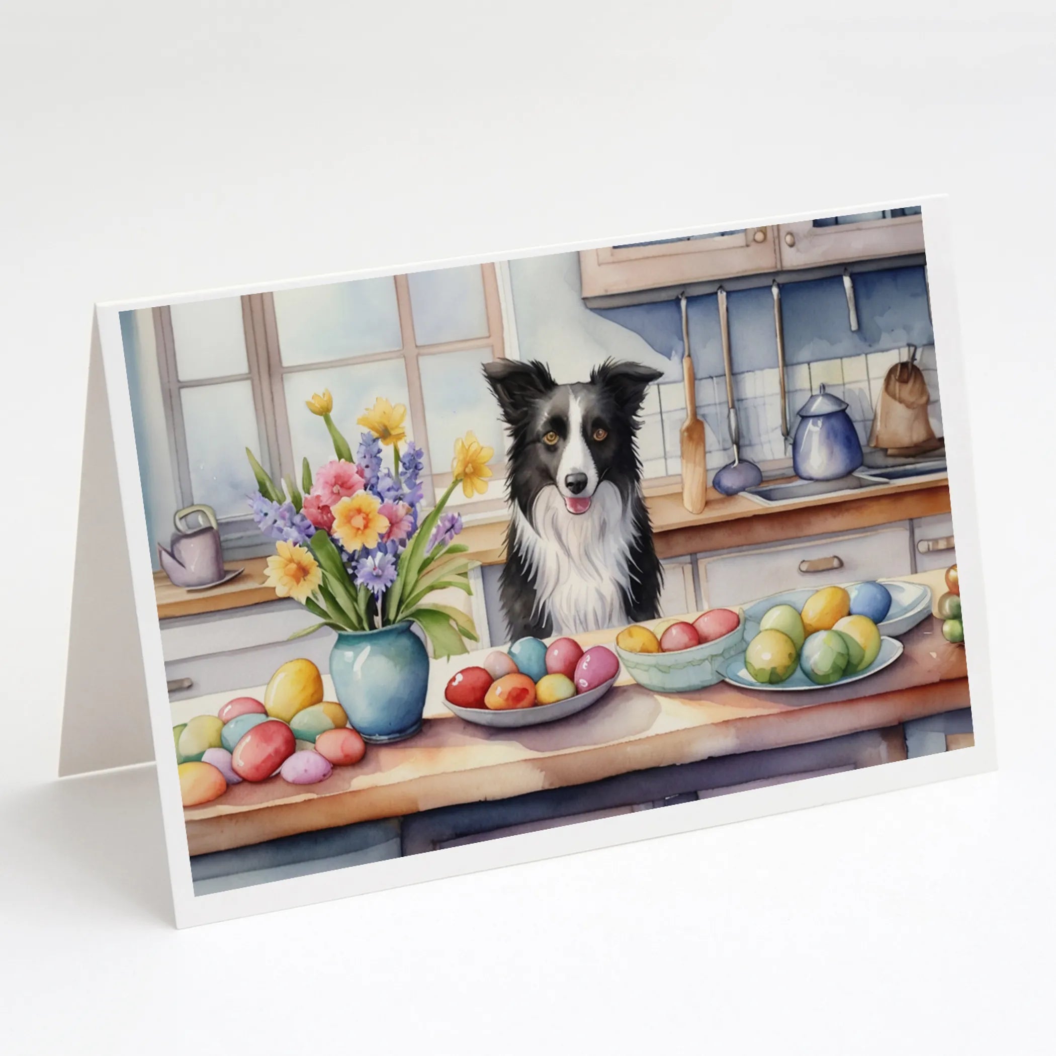 Decorating Easter Greeting Cards  - Size: 5X7 | Pack Of: 8 | Collection name: Decorating easter