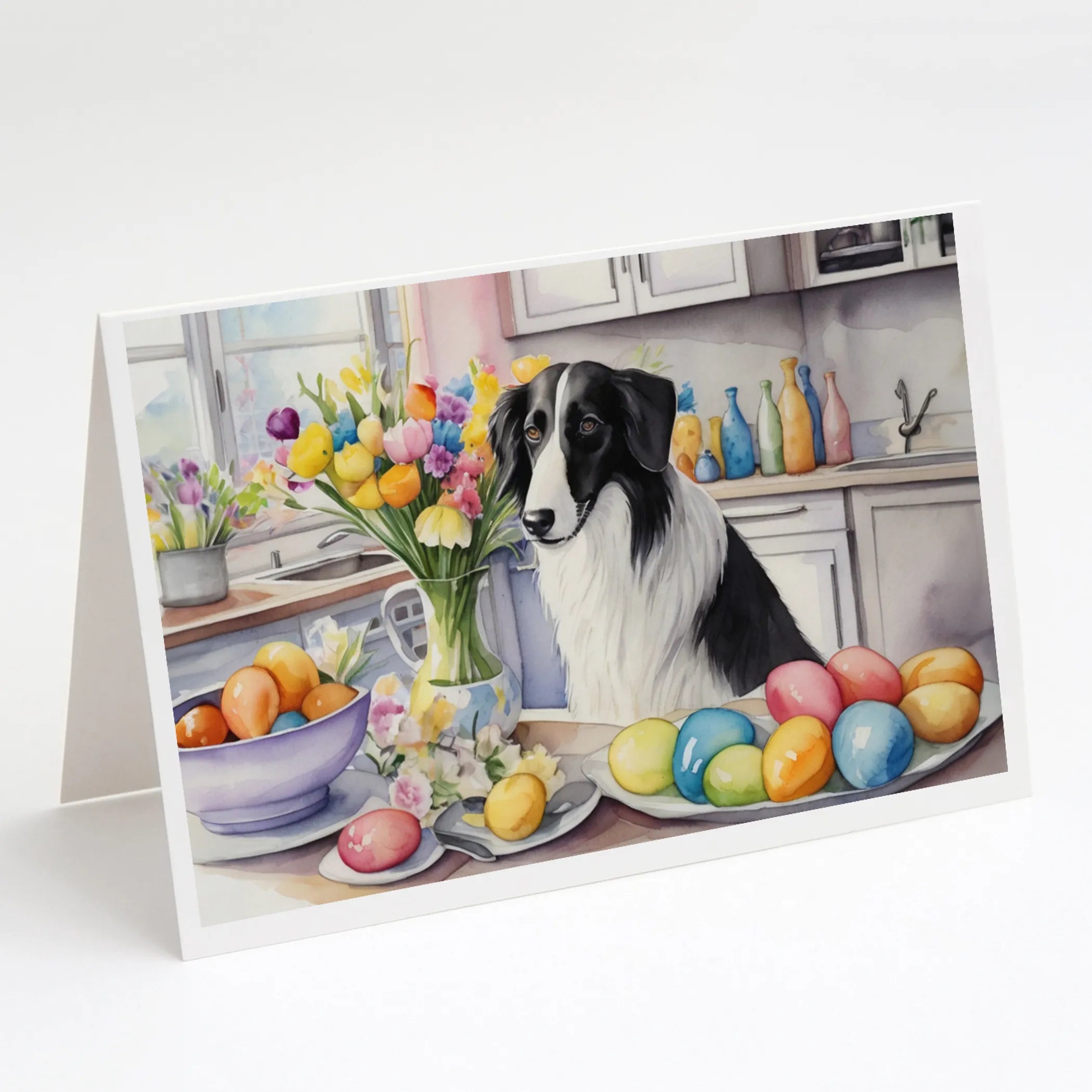 Decorating Easter Greeting Cards  - Size: 5X7 | Pack Of: 8 | Collection name: Decorating easter