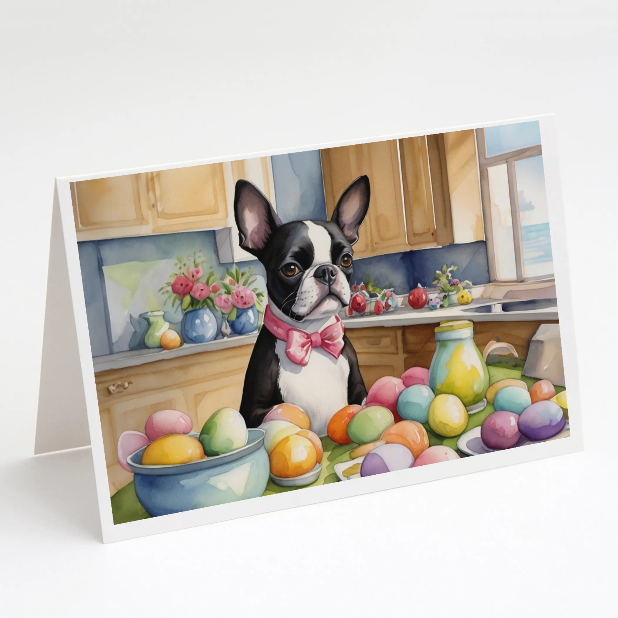 Decorating Easter Greeting Cards  - Size: 5X7 | Pack Of: 8 | Collection name: Decorating easter