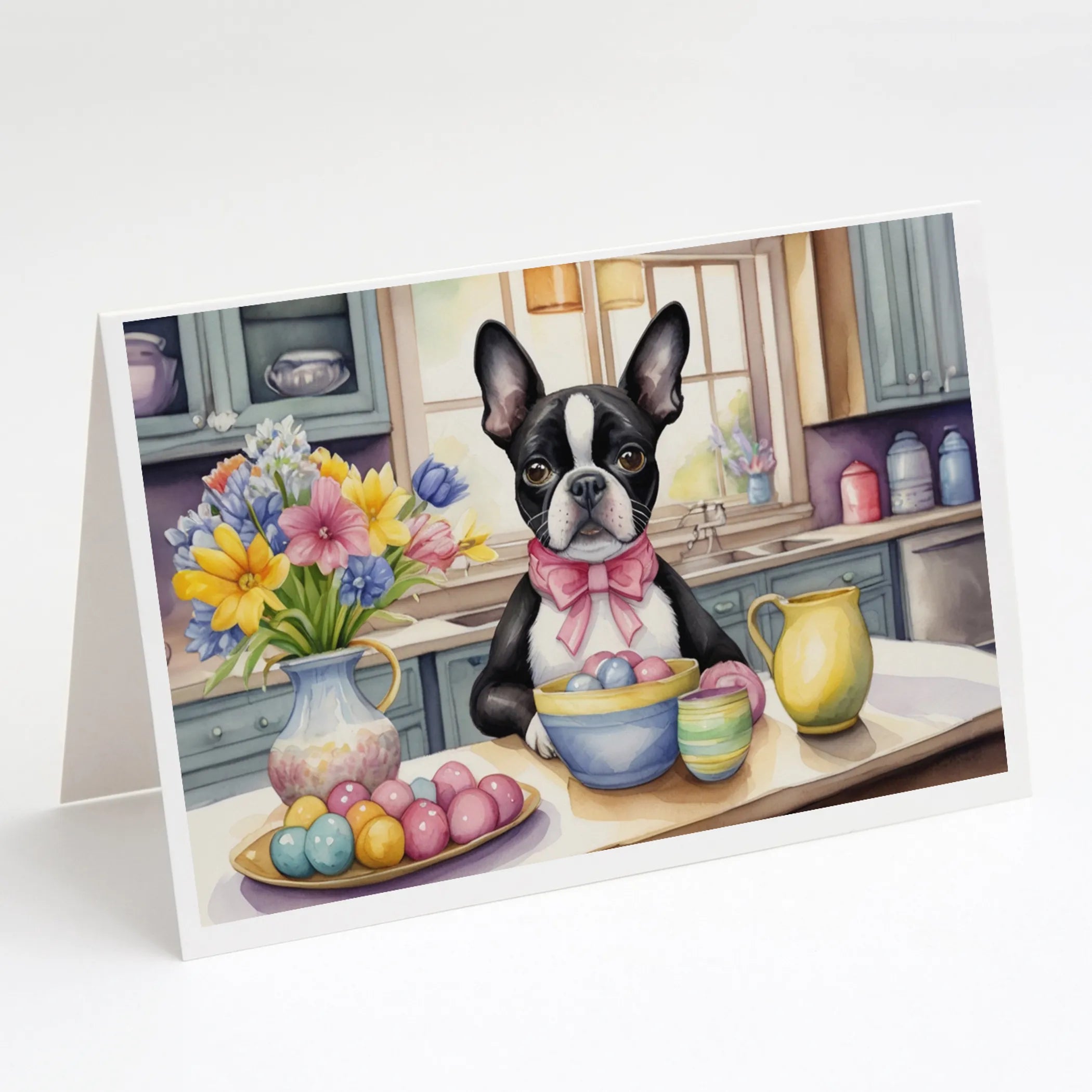 Decorating Easter Greeting Cards  - Size: 5X7 | Pack Of: 8 | Collection name: Decorating easter