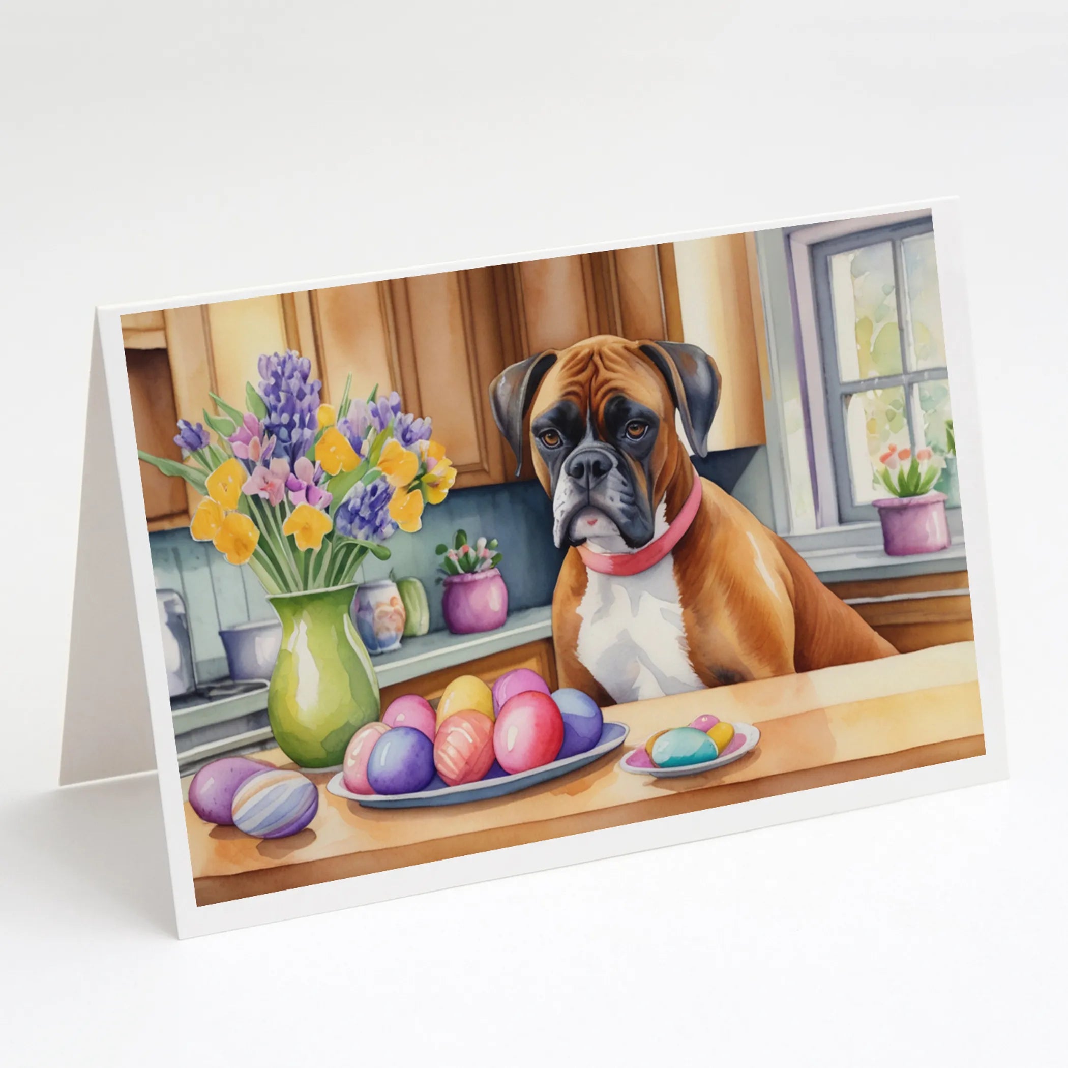 Decorating Easter Greeting Cards  - Size: 5X7 | Pack Of: 8 | Collection name: Decorating easter