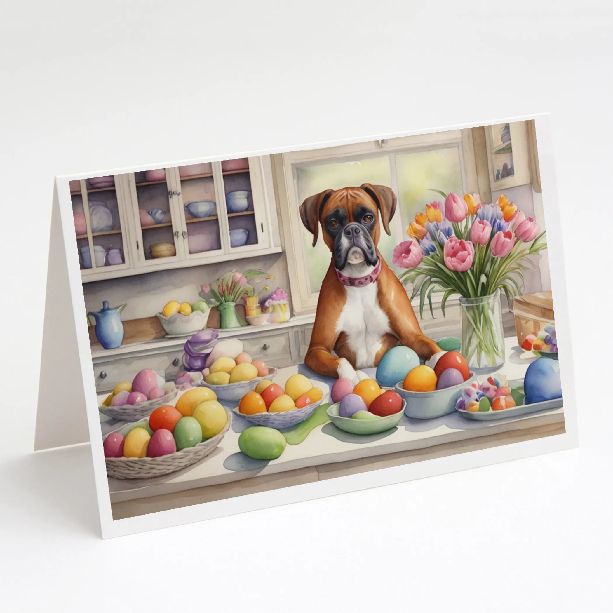Decorating Easter Greeting Cards  - Size: 5X7 | Pack Of: 8 | Collection name: Decorating easter