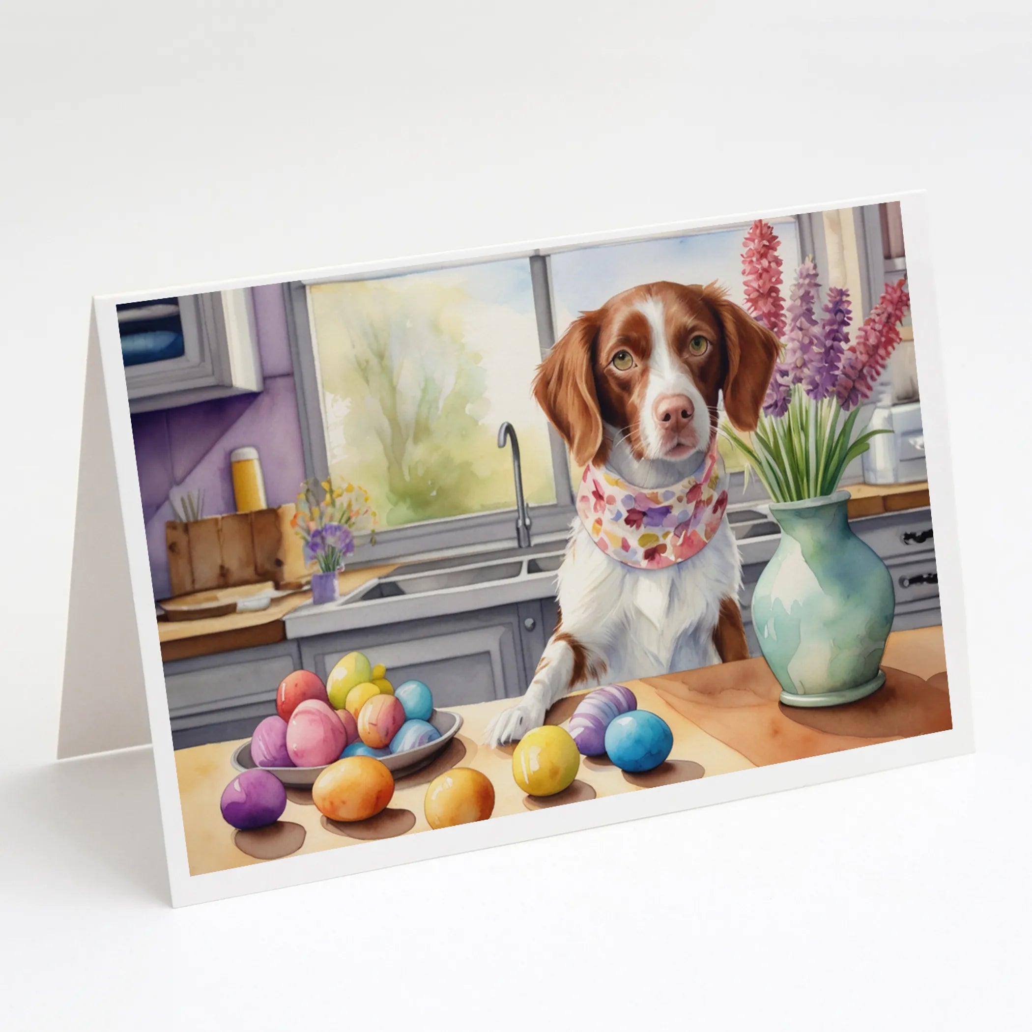 Decorating Easter Greeting Cards  - Size: 5X7 | Pack Of: 8 | Collection name: Decorating easter