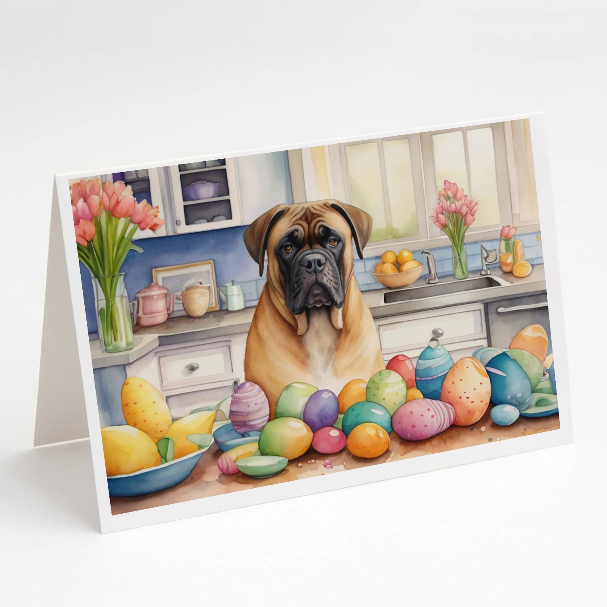 Decorating Easter Greeting Cards  - Size: 5X7 | Pack Of: 8 | Collection name: Decorating easter