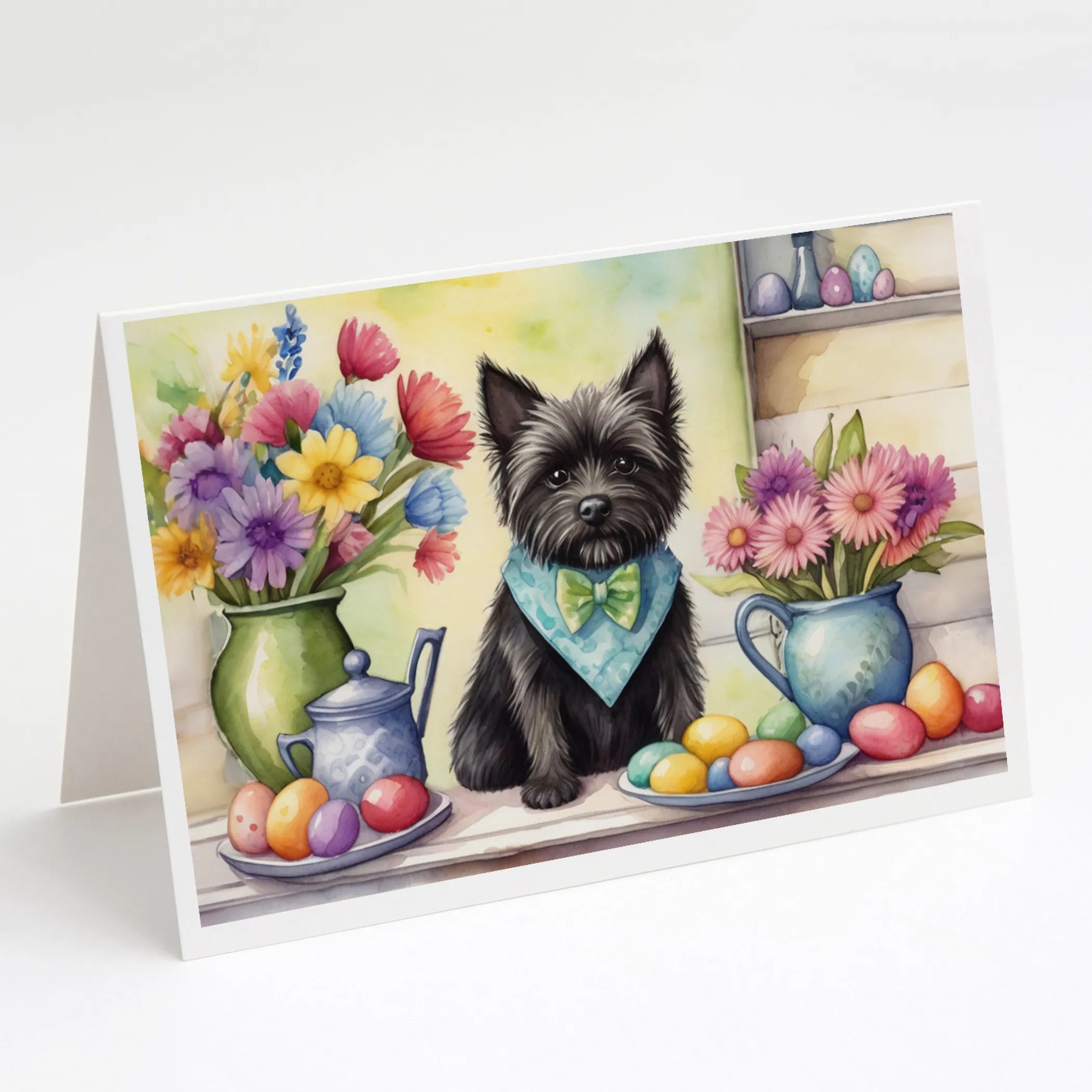 Decorating Easter Greeting Cards  - Size: 5X7 | Pack Of: 8 | Collection name: Decorating easter