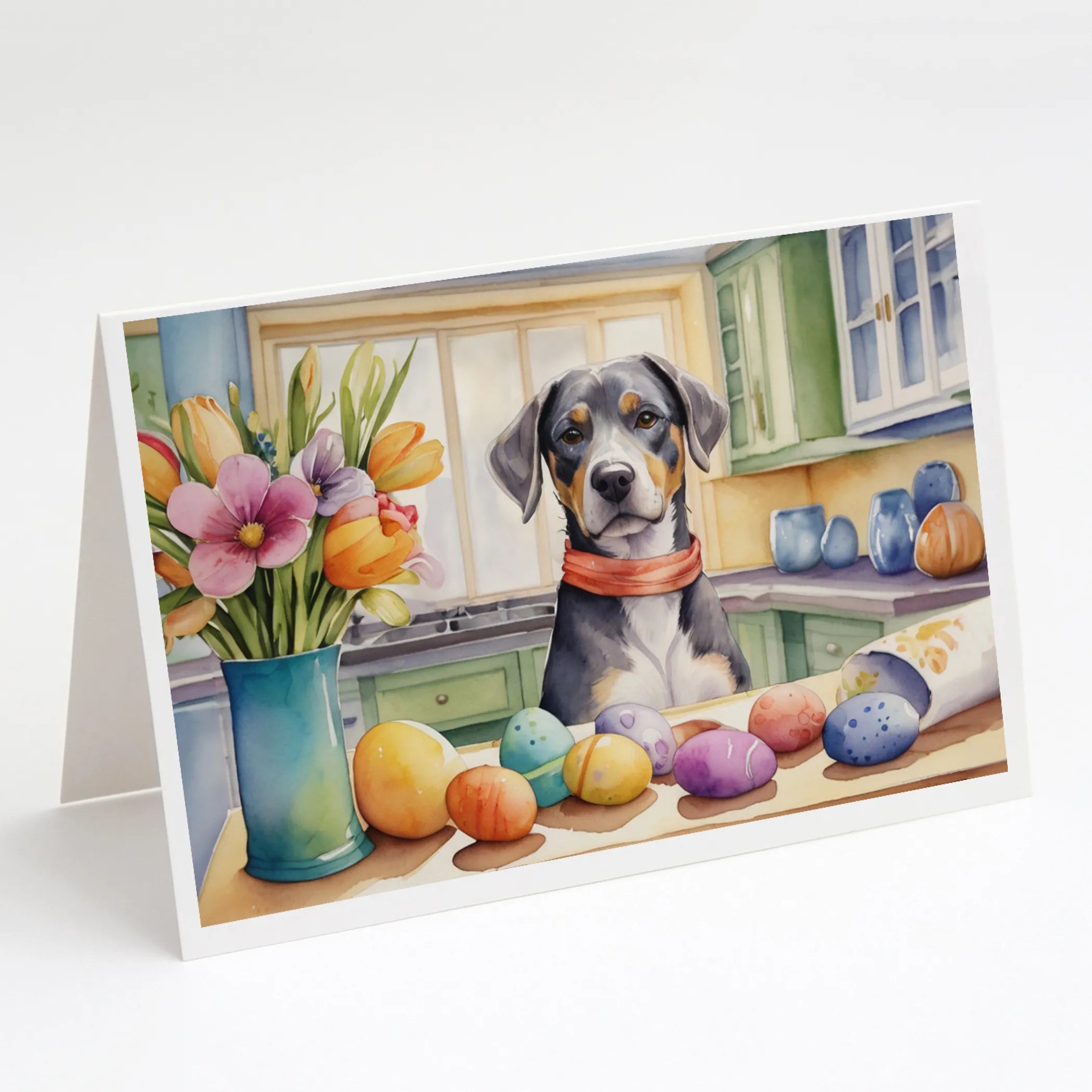 Decorating Easter Greeting Cards  - Size: 5X7 | Pack Of: 8 | Collection name: Decorating easter