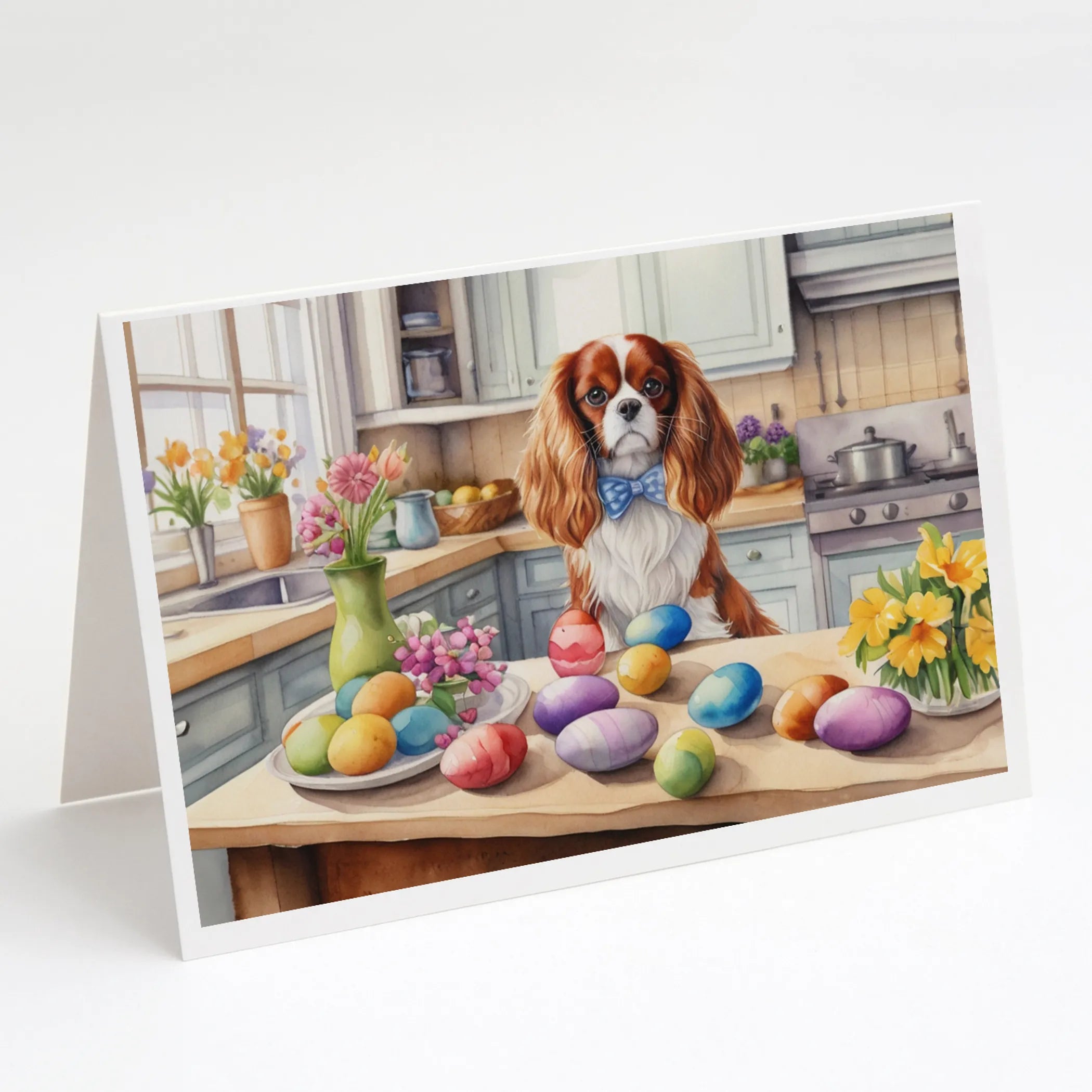 Decorating Easter Greeting Cards  - Size: 5X7 | Pack Of: 8 | Collection name: Decorating easter