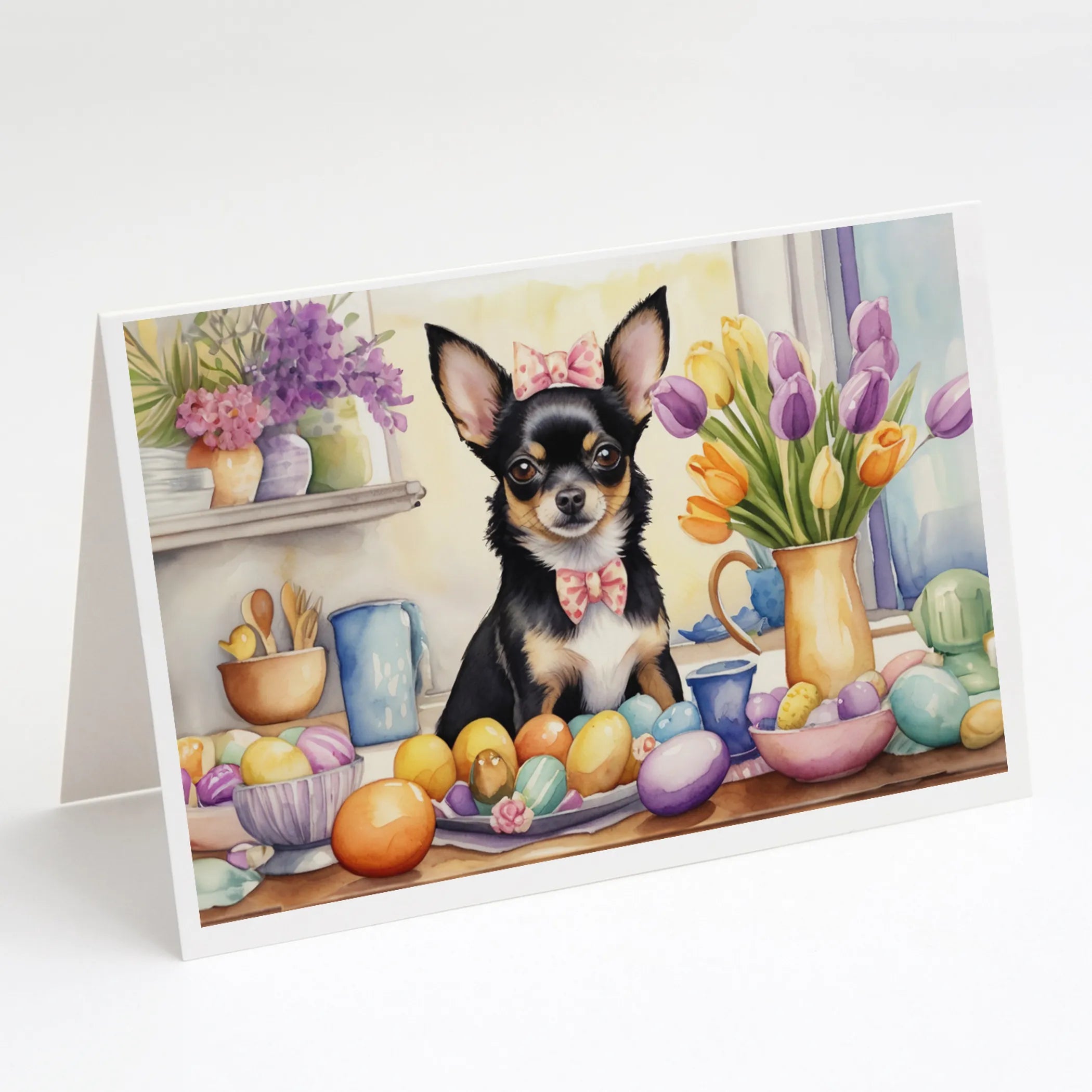 Decorating Easter Greeting Cards  - Size: 5X7 | Pack Of: 8 | Collection name: Decorating easter