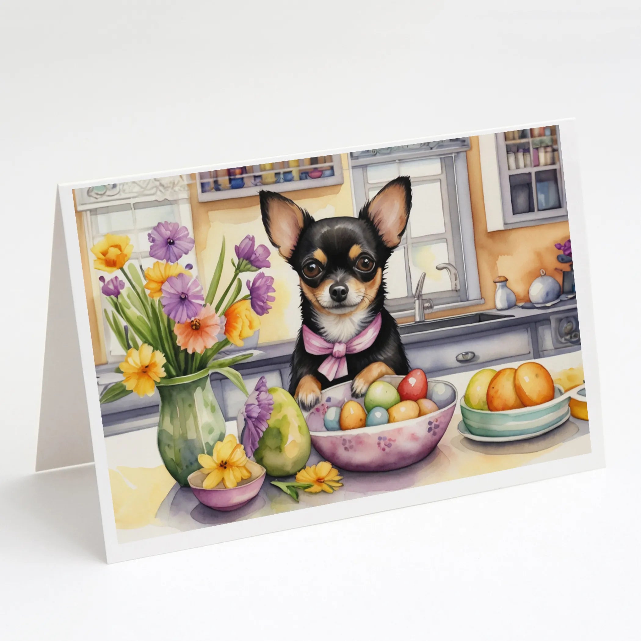 Decorating Easter Greeting Cards  - Size: 5X7 | Pack Of: 8 | Collection name: Decorating easter