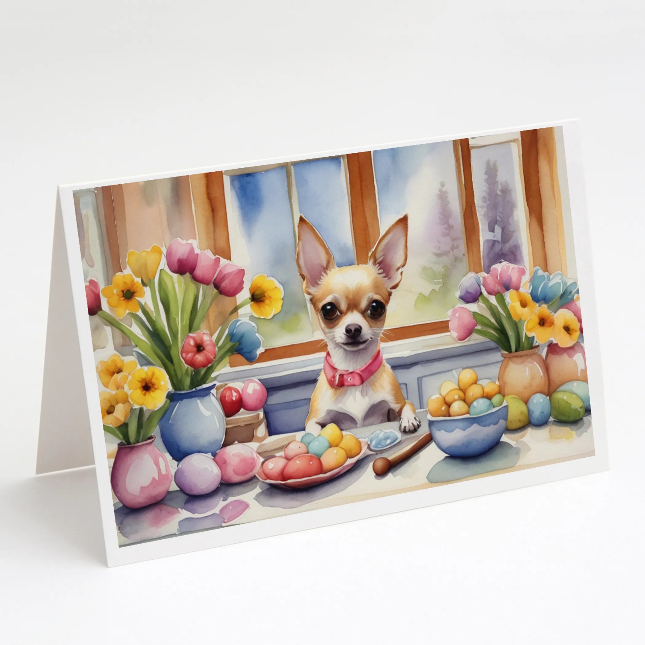 Decorating Easter Greeting Cards  - Size: 5X7 | Pack Of: 8 | Collection name: Decorating easter