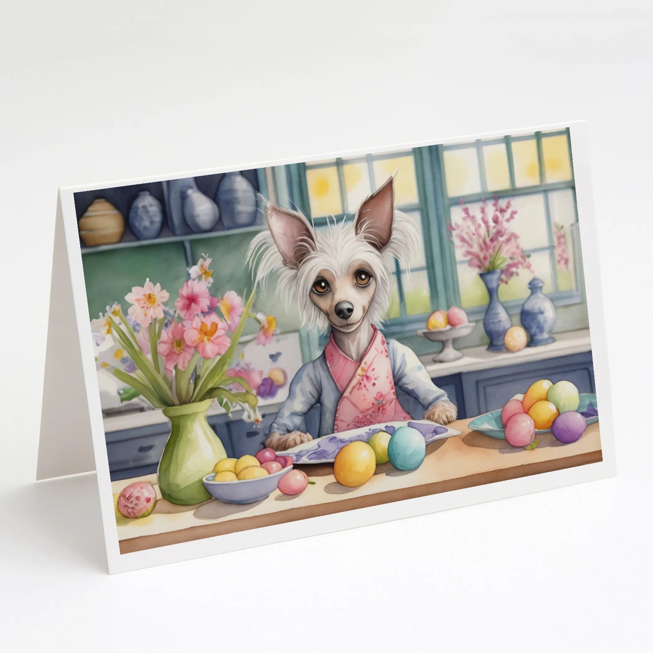Decorating Easter Greeting Cards  - Size: 5X7 | Pack Of: 8 | Collection name: Decorating easter