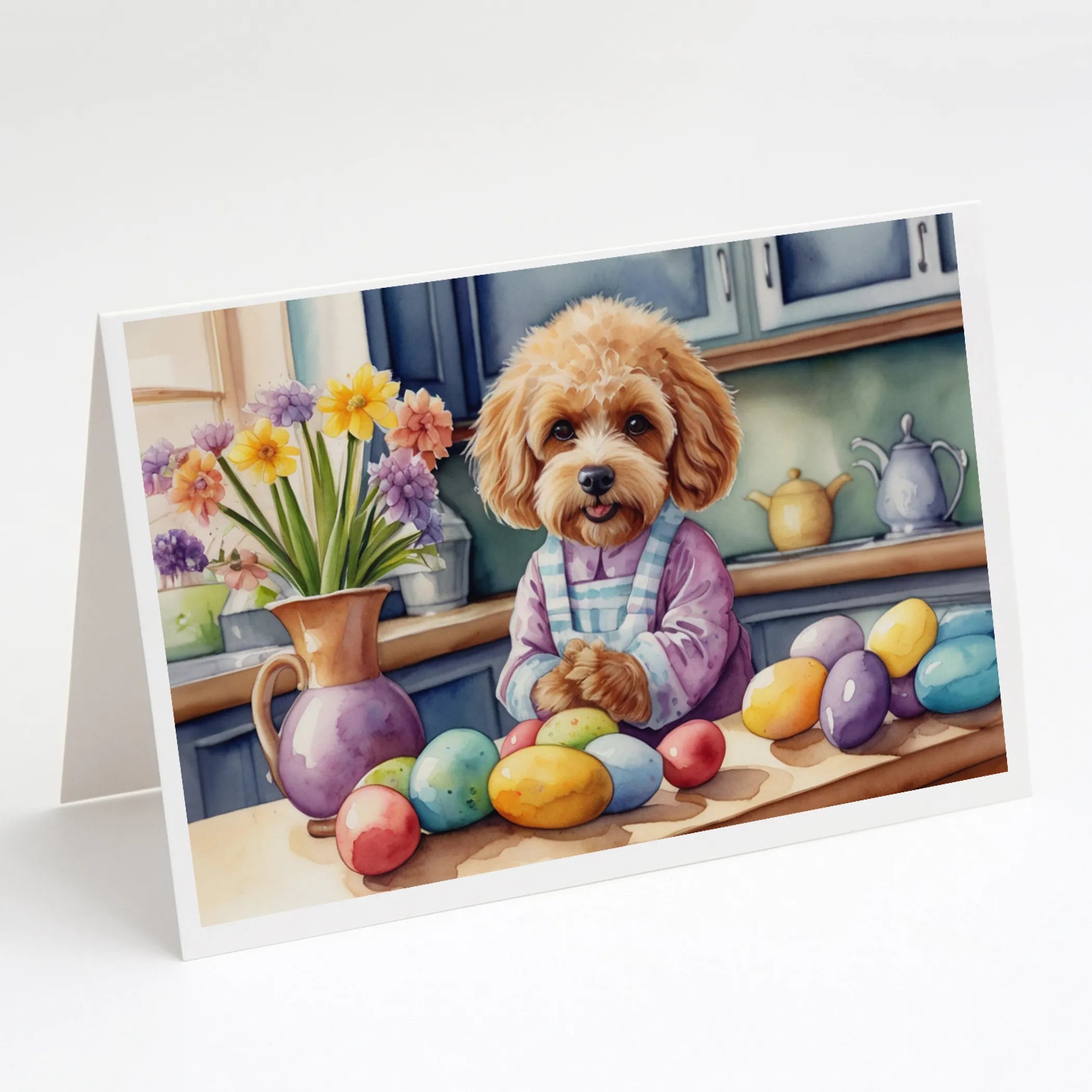 Decorating Easter Greeting Cards  - Size: 5X7 | Pack Of: 8 | Collection name: Decorating easter