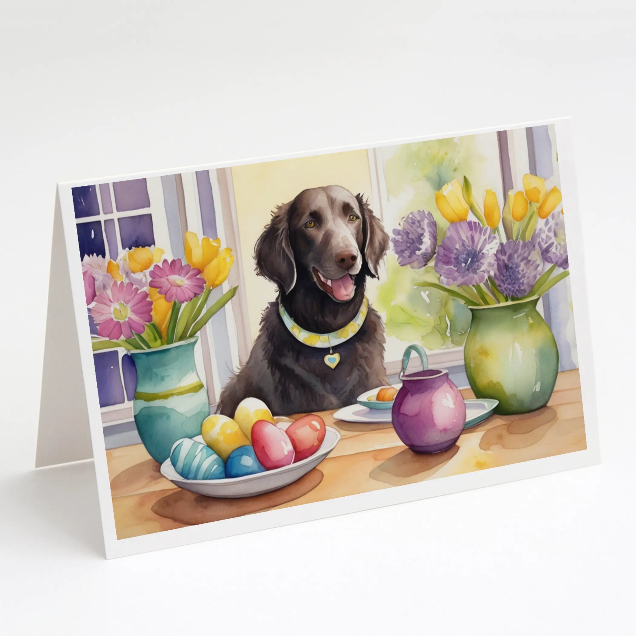 Decorating Easter Greeting Cards  - Size: 5X7 | Pack Of: 8 | Collection name: Decorating easter