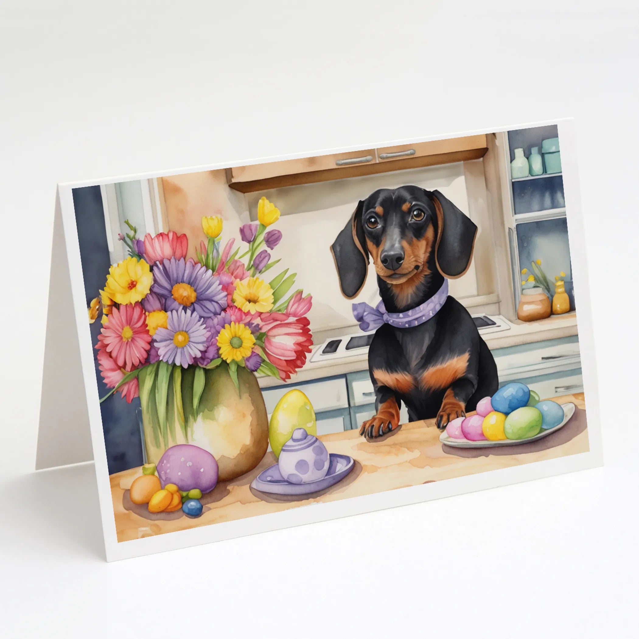 Decorating Easter Greeting Cards  - Size: 5X7 | Pack Of: 8 | Collection name: Decorating easter