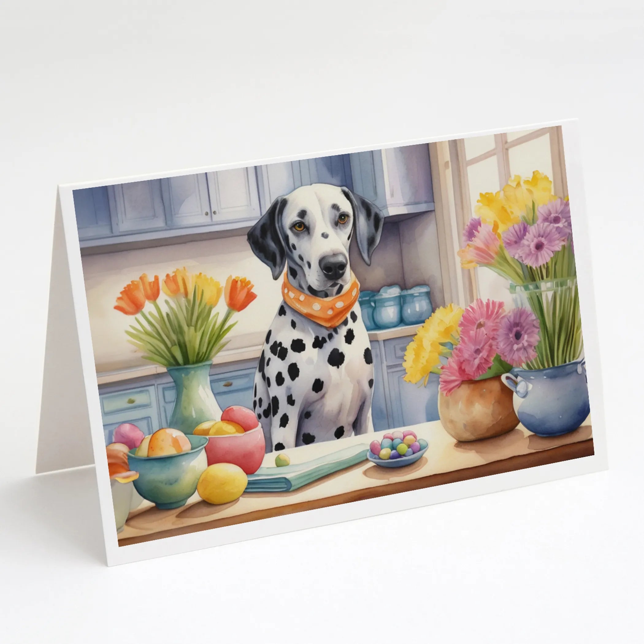 Decorating Easter Greeting Cards  - Size: 5X7 | Pack Of: 8 | Collection name: Decorating easter