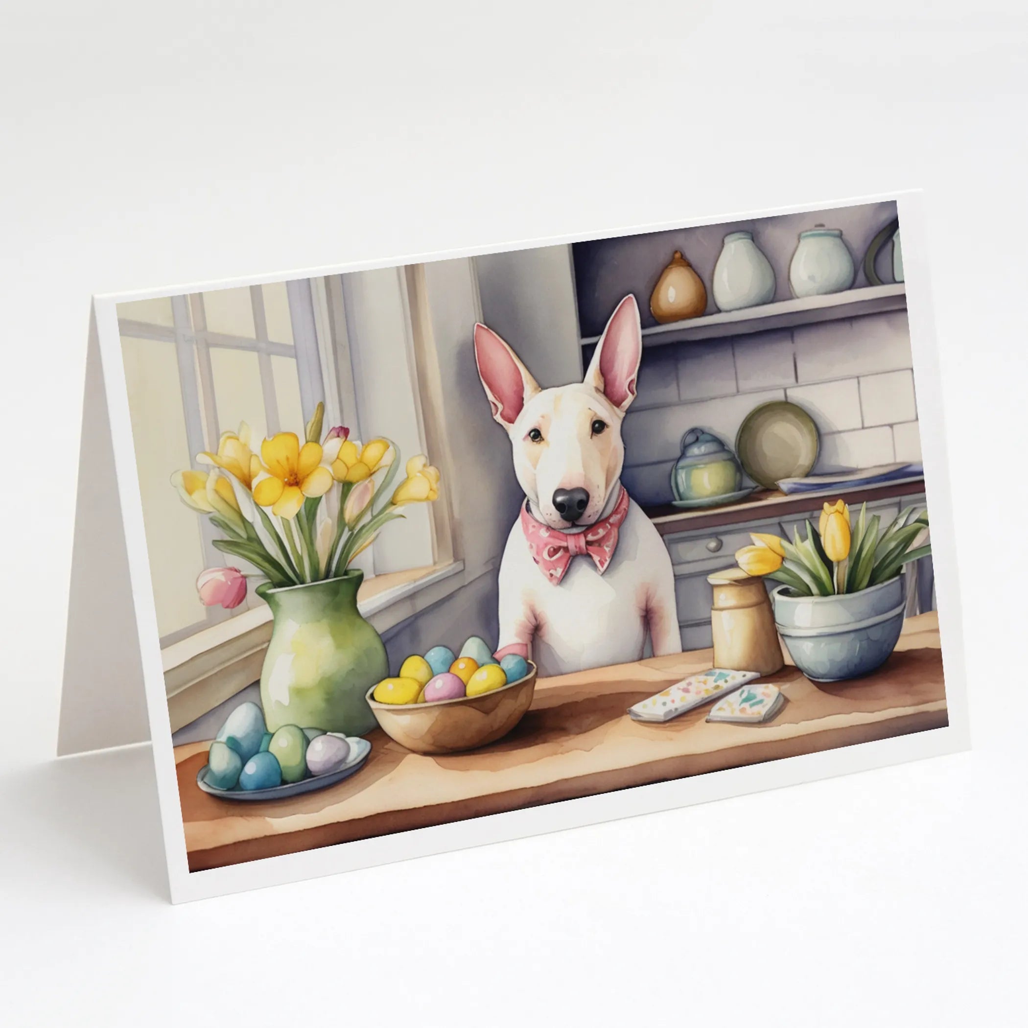 Decorating Easter Greeting Cards  - Size: 5X7 | Pack Of: 8 | Collection name: Decorating easter
